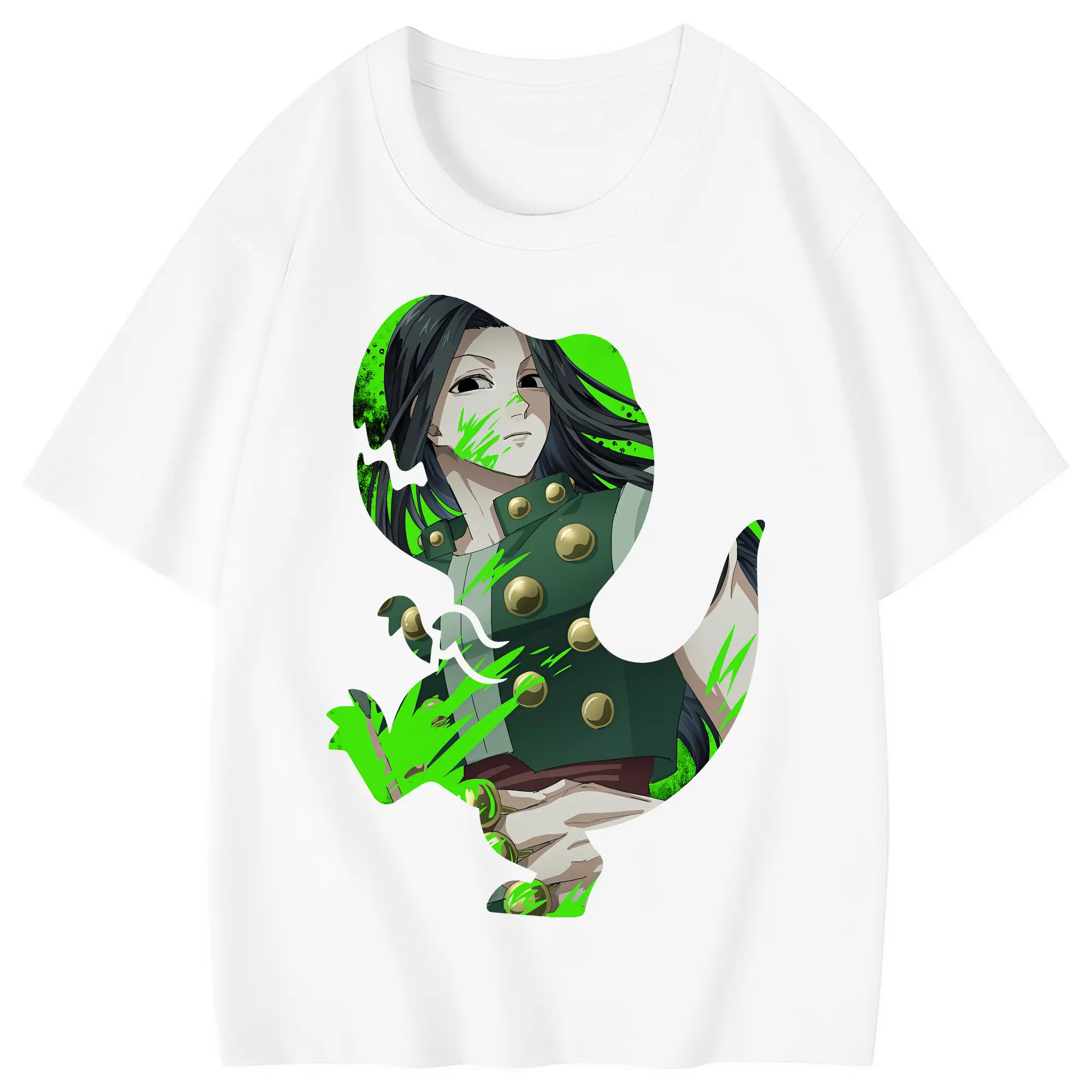 ハンター×ハンター グッズ イルミ＝ゾルディック - 綿100％ キッズTシャツ ・ フロントプリント ・ 快適 通気性 ・ スポーツ カジュアル 散歩用