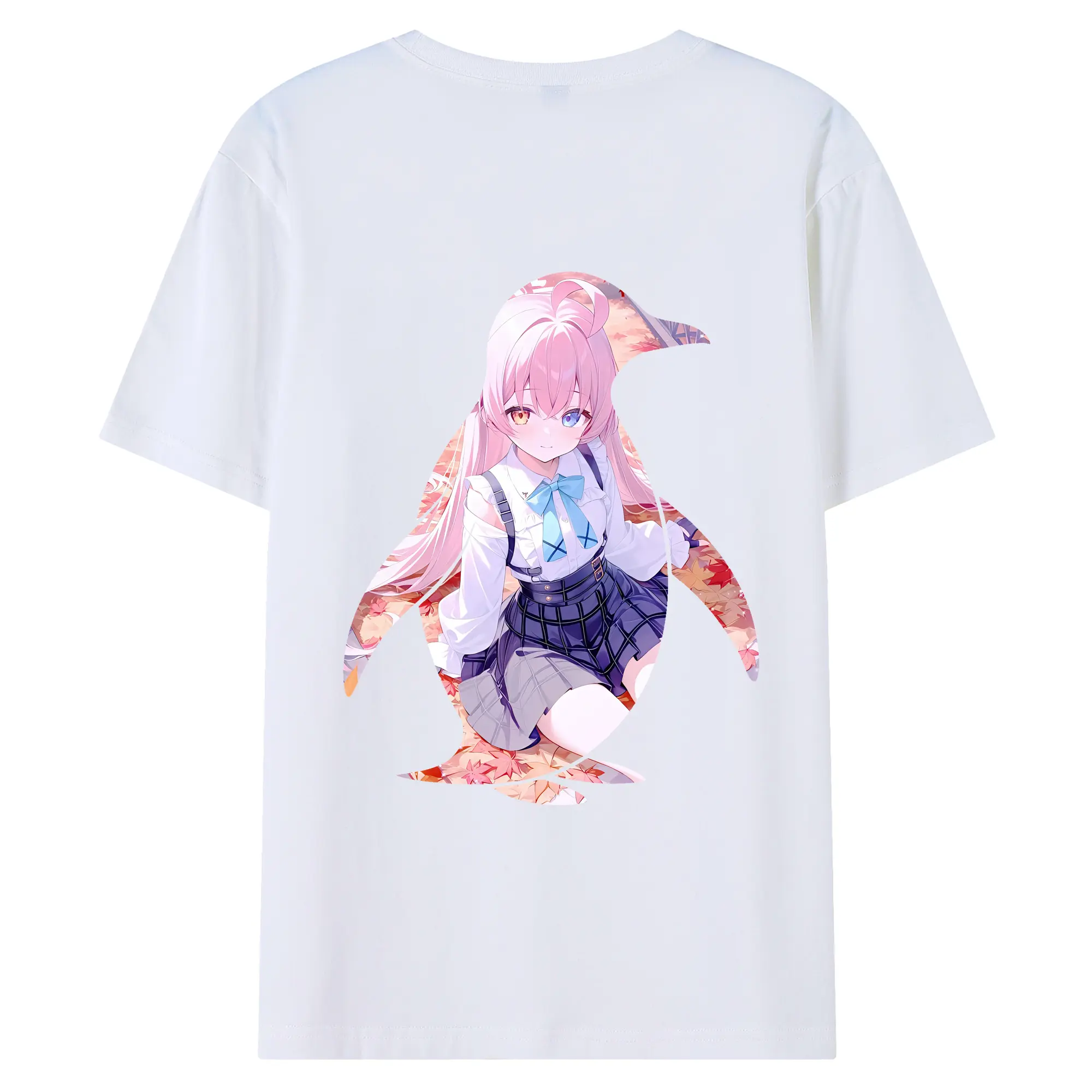 ブルーアーカイブ グッズ 小鳥遊ホシノ - 綿100％ 半袖Tシャツ ・ バックプリント ・ 快適 通気性 ・ 日常使い 散歩 スポーツ用