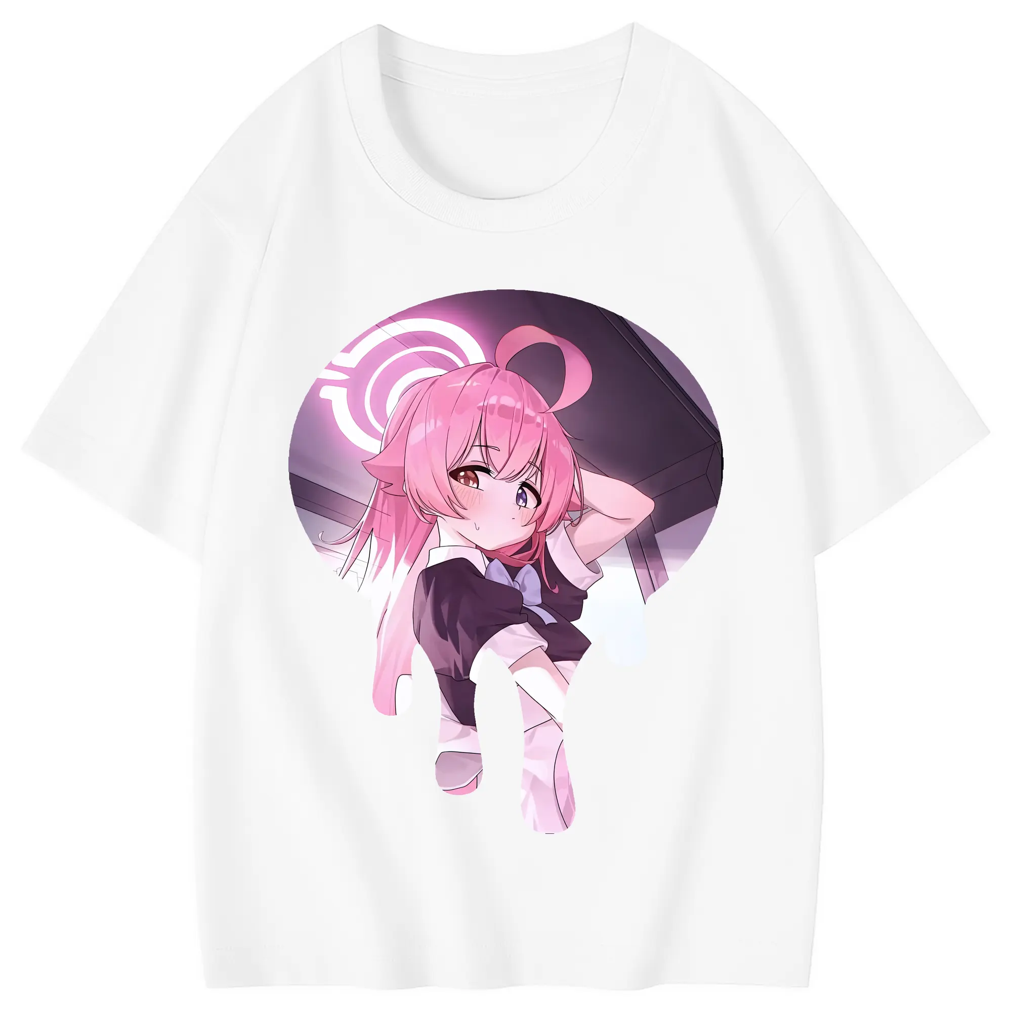 ブルーアーカイブ グッズ 小鳥遊ホシノ - 綿100％ キッズTシャツ ・ フロントプリント ・ 快適 通気性 ・ スポーツ カジュアル 散歩用