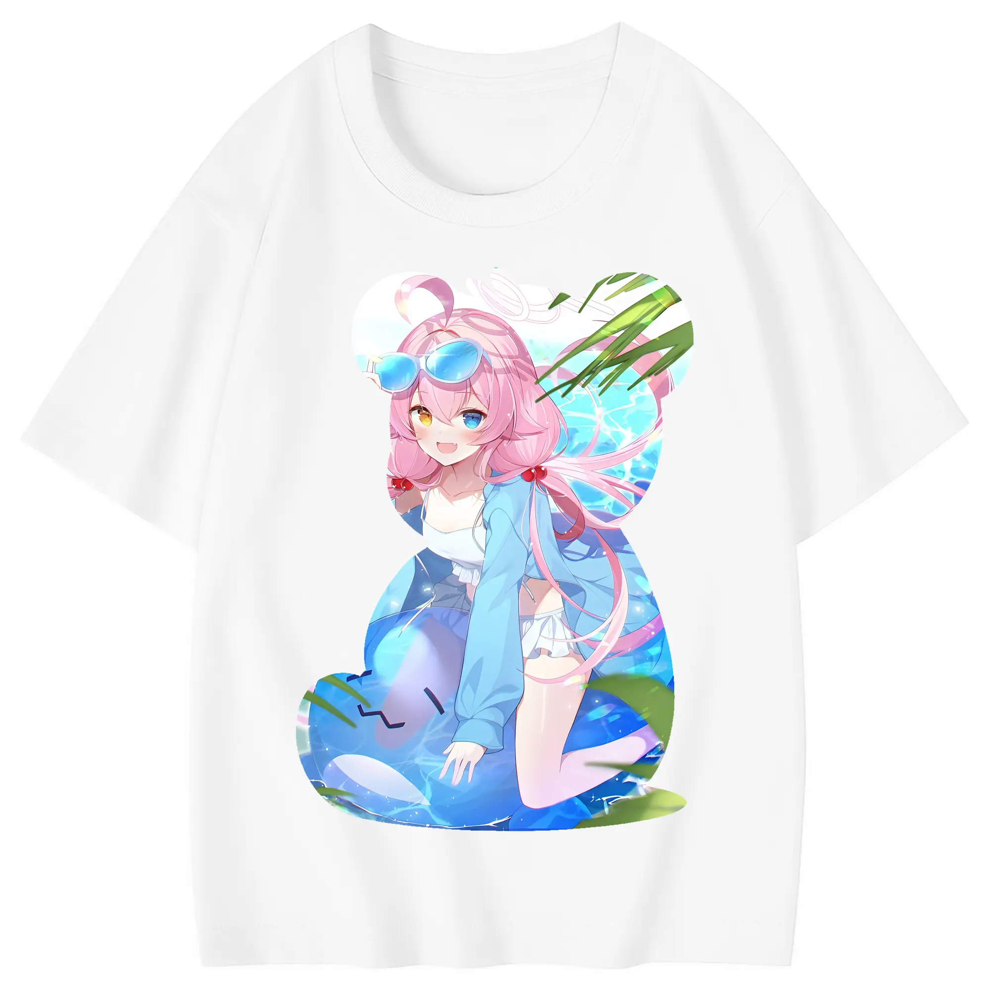 ブルーアーカイブ グッズ 小鳥遊ホシノ - 綿100％ キッズTシャツ ・ フロントプリント ・ 快適 通気性 ・ スポーツ カジュアル 散歩用