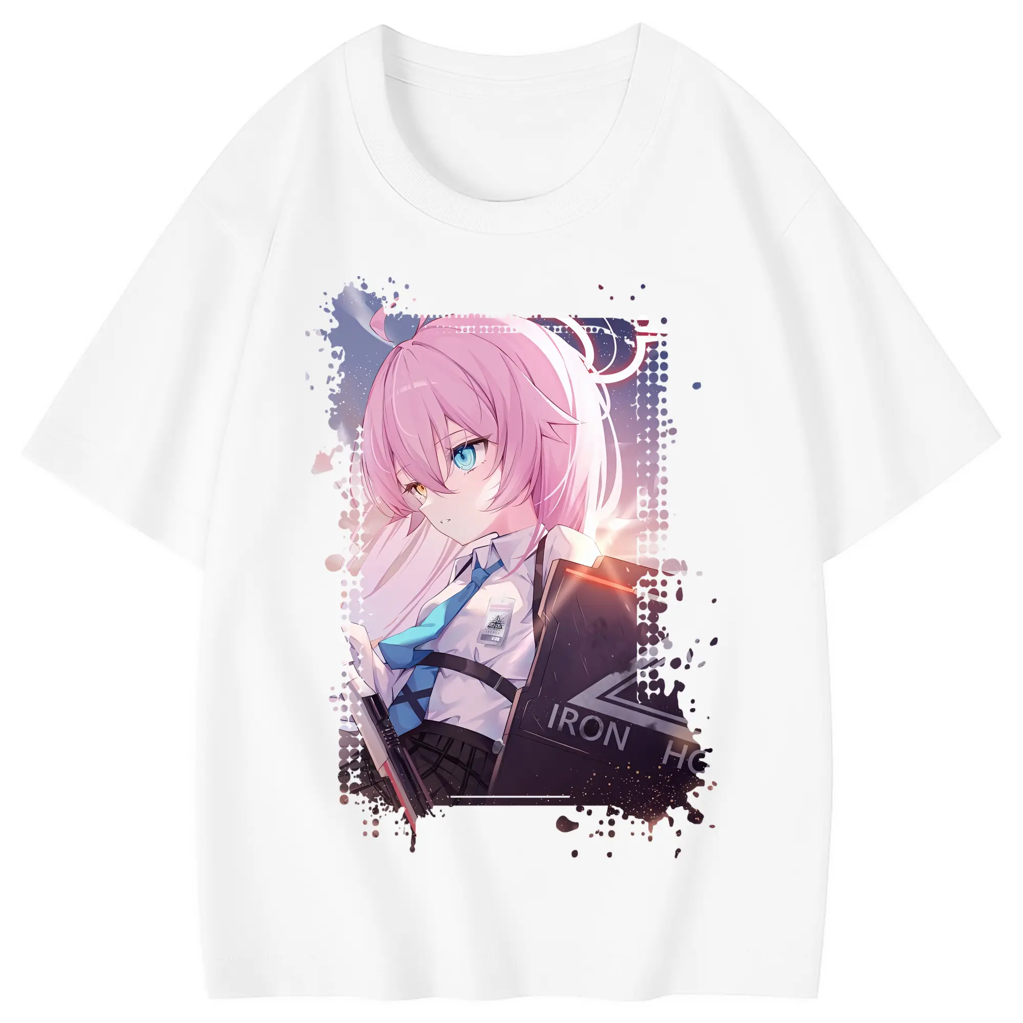 ブルーアーカイブ グッズ 小鳥遊ホシノ - 綿100％ キッズTシャツ ・ フロントプリント ・ 快適 通気性 ・ スポーツ カジュアル 散歩用