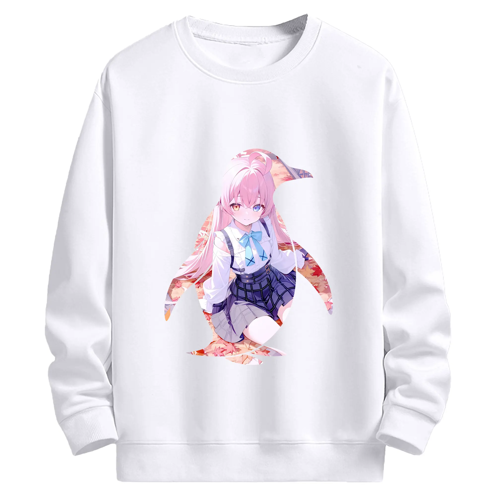 ブルーアーカイブ グッズ 小鳥遊ホシノ - 高品質 クルーネック スウェット ・ コットン59％ ポリエステル41％ ・ ユニセックス 長袖 トレーナー ・ カジュアル デイリー スポーツ 散歩用