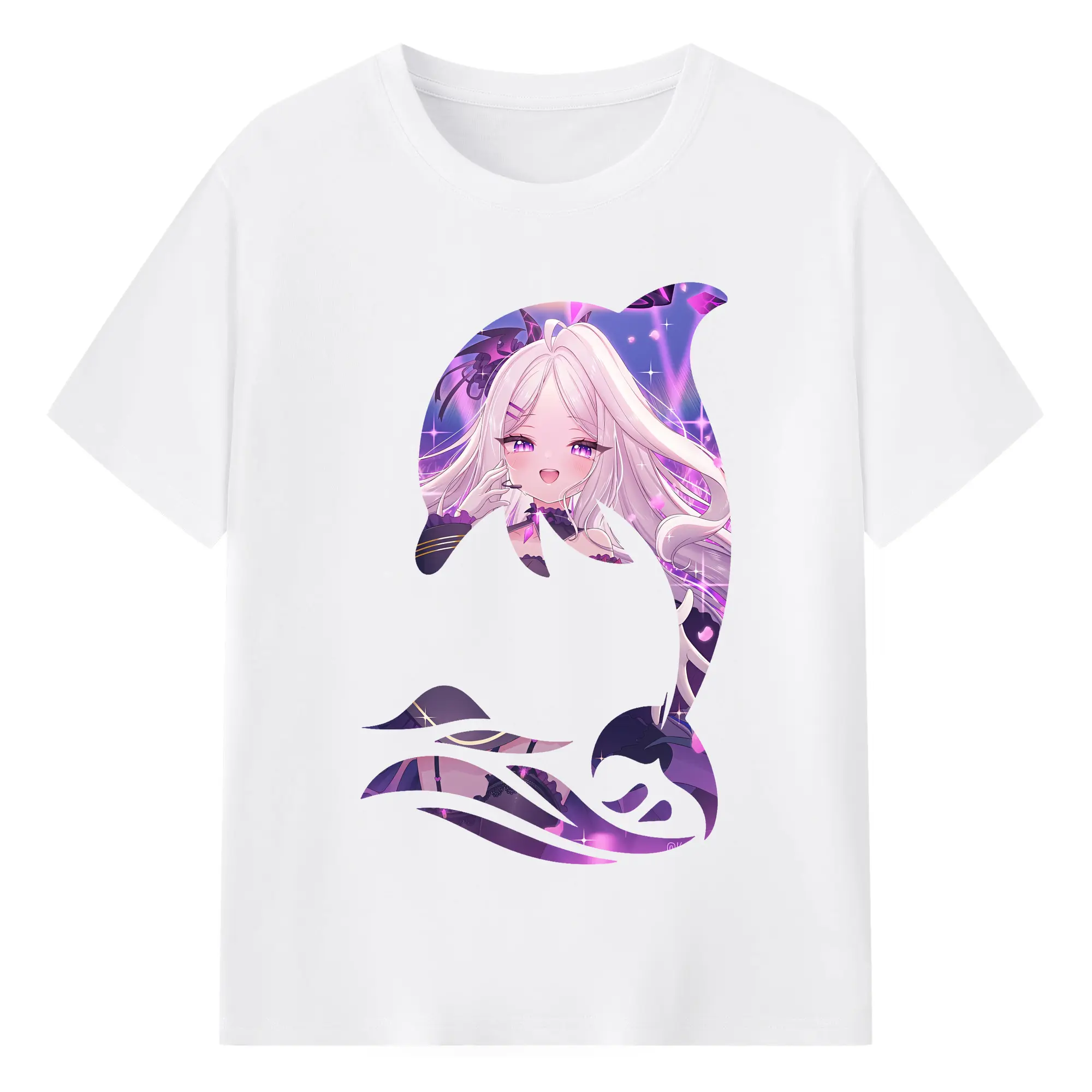 ブルーアーカイブ グッズ 空崎ヒナ - 綿100％ 半袖Tシャツ ・ フロントプリント ・ 快適 通気性 ・ 日常使い 散歩 スポーツ用