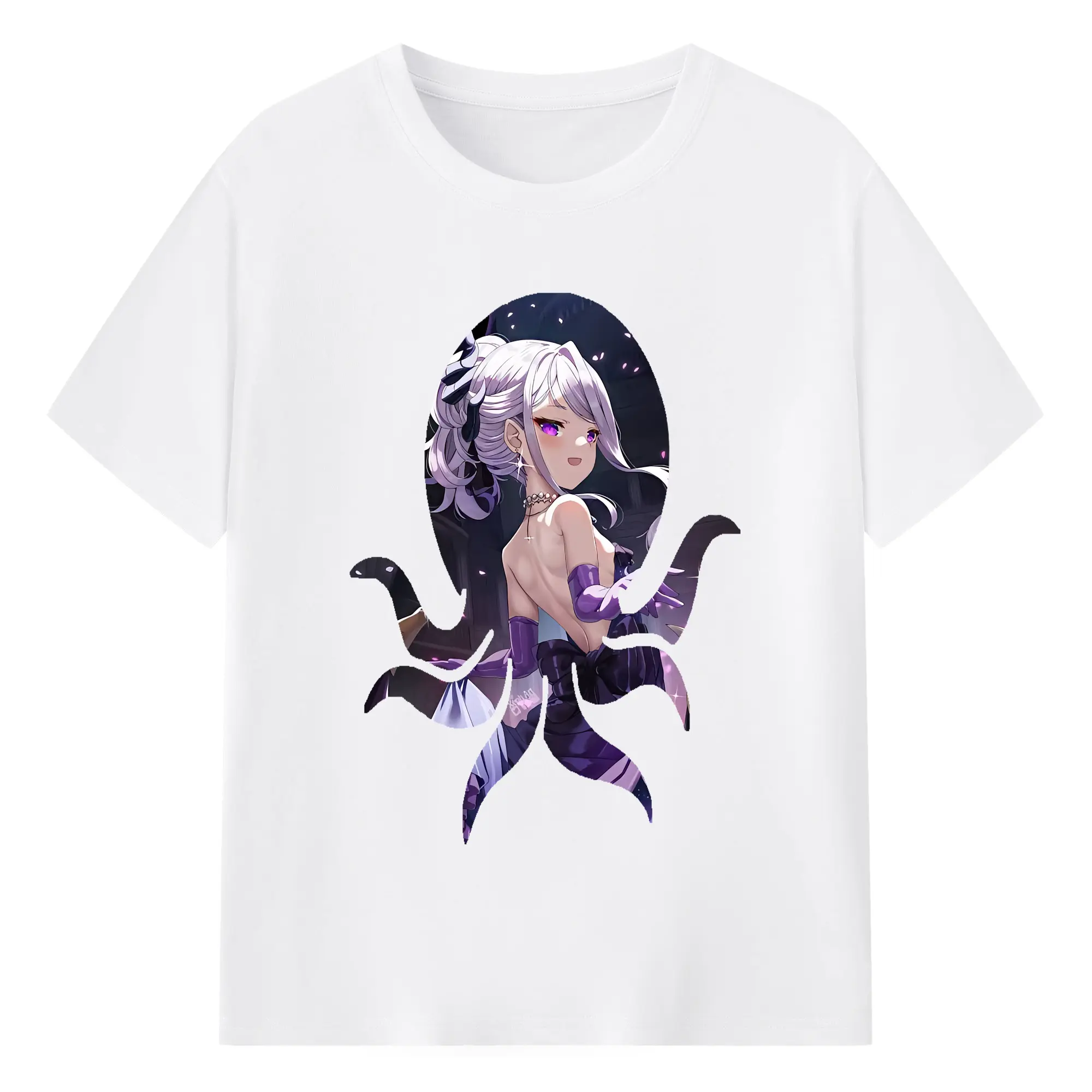 ブルーアーカイブ グッズ 空崎ヒナ - 綿100％ 半袖Tシャツ ・ フロントプリント ・ 快適 通気性 ・ 日常使い 散歩 スポーツ用
