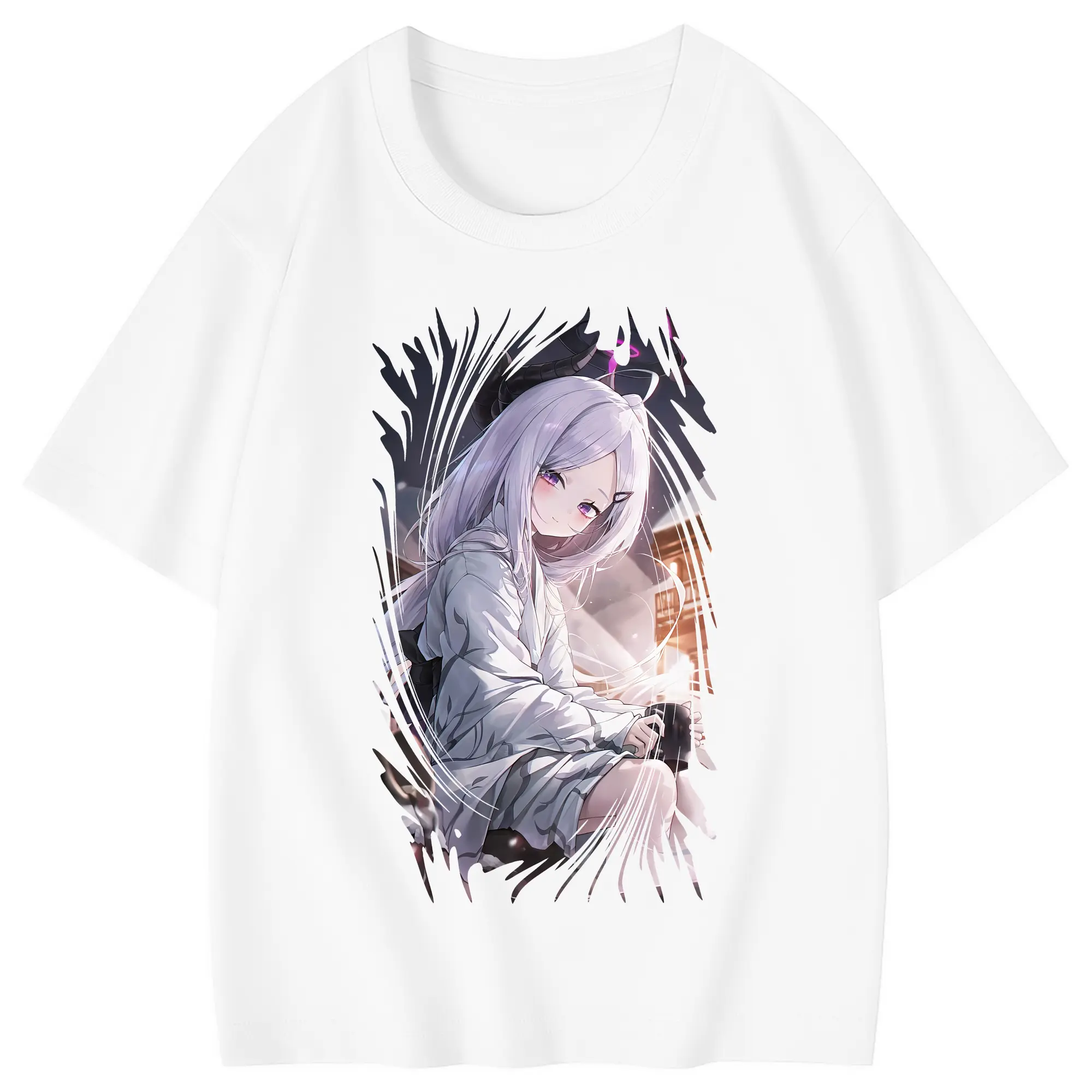 ブルーアーカイブ グッズ 空崎ヒナ - 綿100％ キッズTシャツ ・ フロントプリント ・ 快適 通気性 ・ スポーツ カジュアル 散歩用