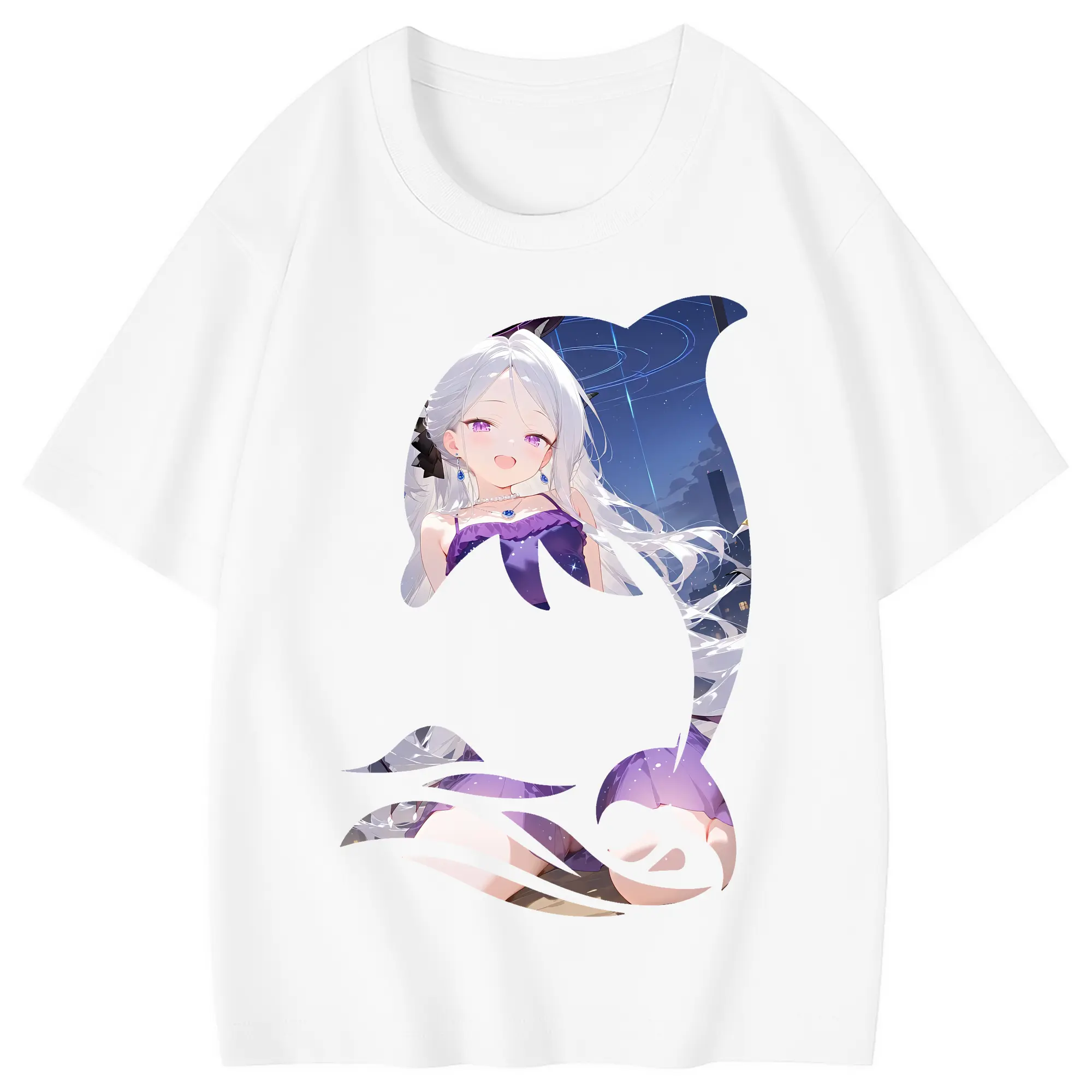 ブルーアーカイブ グッズ 空崎ヒナ - 綿100％ キッズTシャツ ・ フロントプリント ・ 快適 通気性 ・ スポーツ カジュアル 散歩用