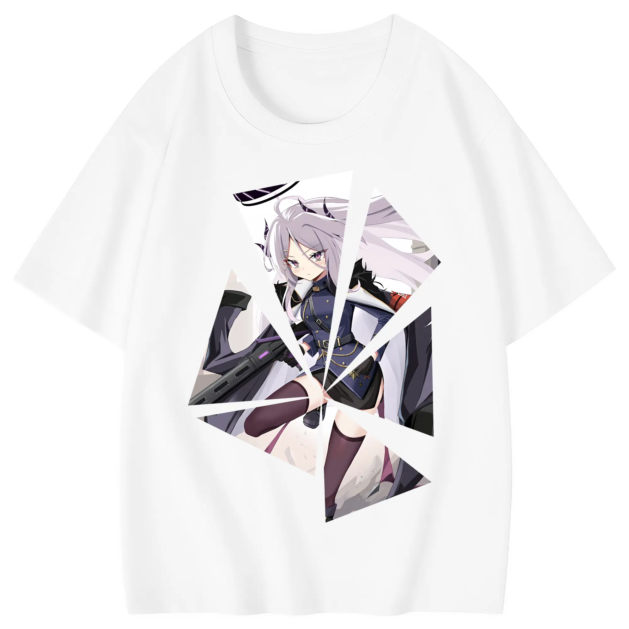 ブルーアーカイブ グッズ 空崎ヒナ - 綿100％ キッズTシャツ ・ フロントプリント ・ 快適 通気性 ・ スポーツ カジュアル 散歩用