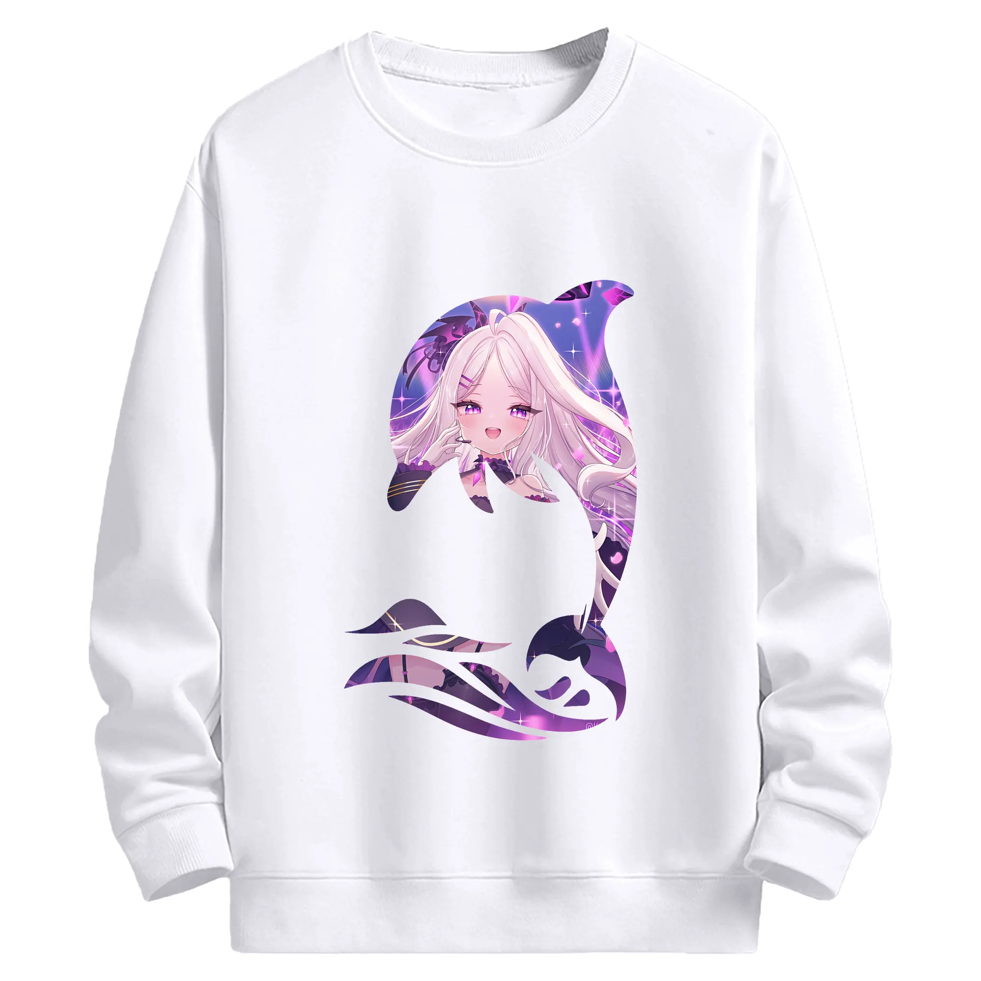 ブルーアーカイブ グッズ 空崎ヒナ - 高品質 クルーネック スウェット ・ コットン59％ ポリエステル41％ ・ ユニセックス 長袖 トレーナー ・ カジュアル デイリー スポーツ 散歩用