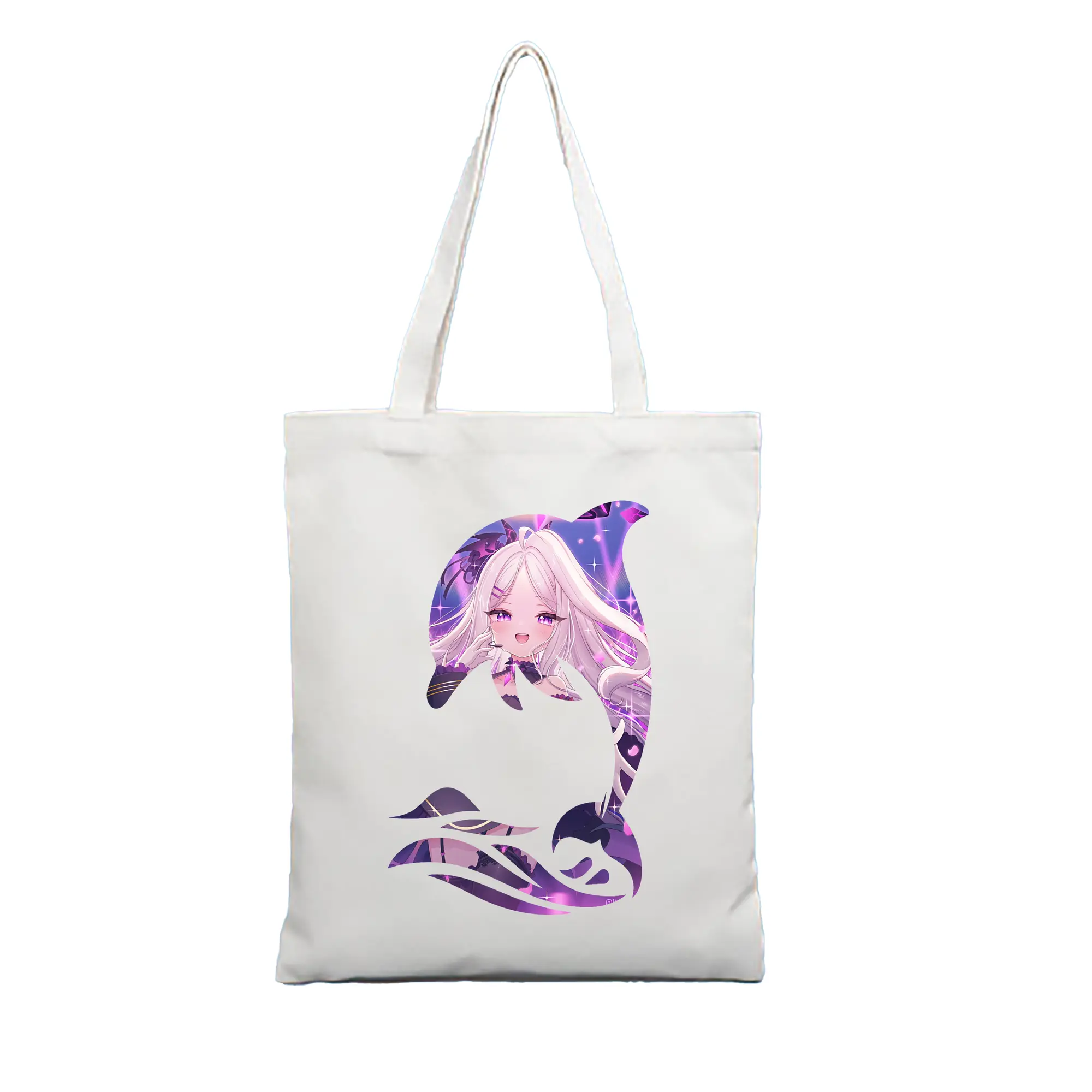 ブルーアーカイブ グッズ 空崎ヒナ - 縦型キャンバス手提げバッグ（トートバッグ） ・ キャンバス素材 ・ ショッピング用 ・ 軽量 丈夫 お手入れ簡単