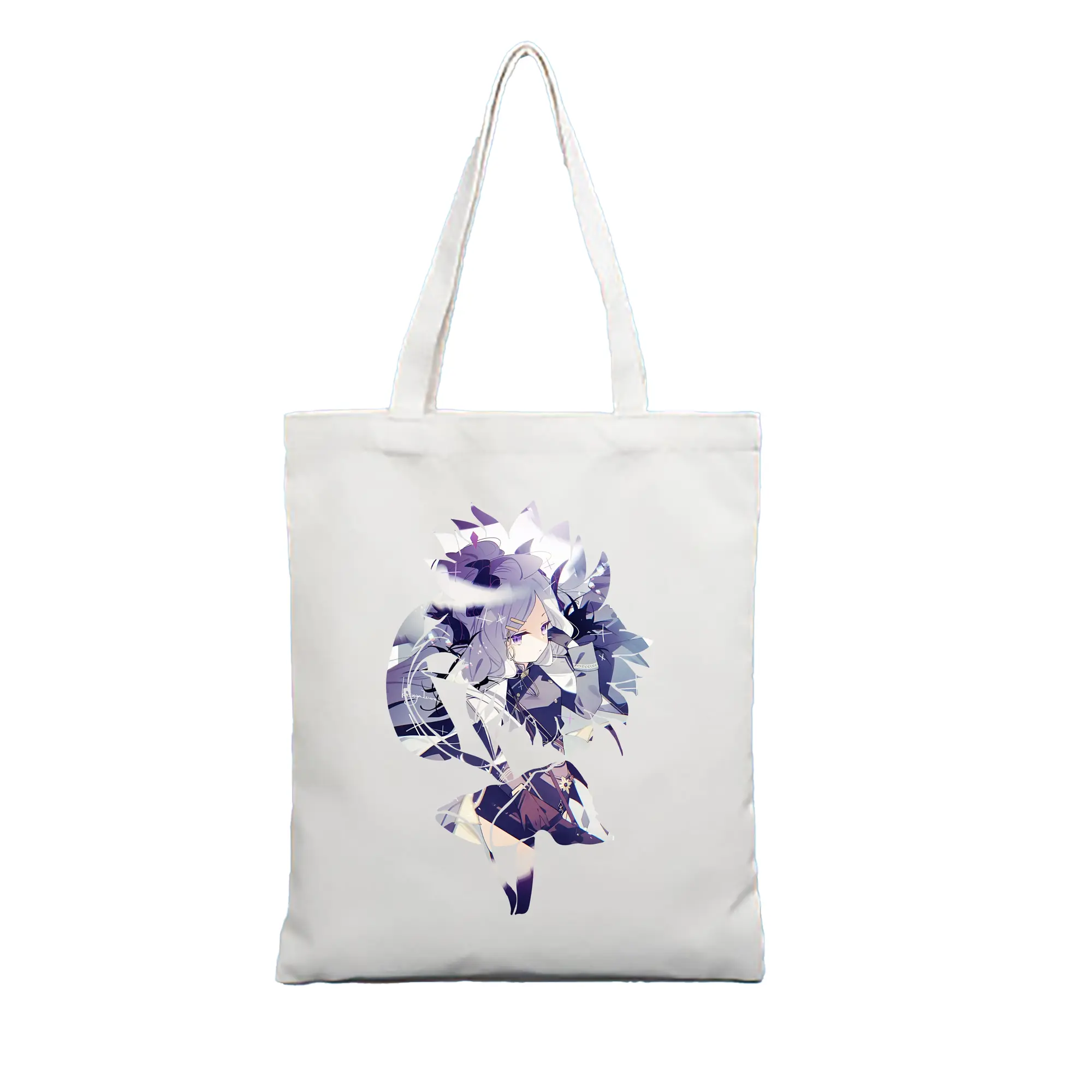 ブルーアーカイブ グッズ 空崎ヒナ - 縦型キャンバス手提げバッグ（トートバッグ） ・ キャンバス素材 ・ ショッピング用 ・ 軽量 丈夫 お手入れ簡単