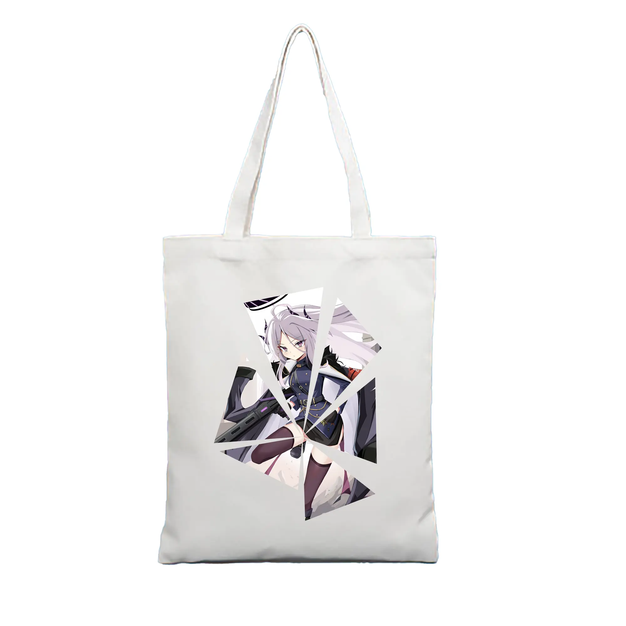 ブルーアーカイブ グッズ 空崎ヒナ - 縦型キャンバス手提げバッグ（トートバッグ） ・ キャンバス素材 ・ ショッピング用 ・ 軽量 丈夫 お手入れ簡単