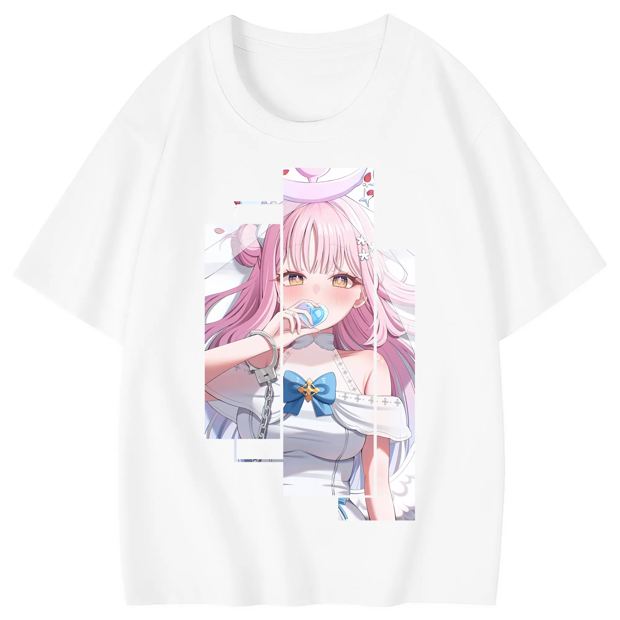 ブルーアーカイブ グッズ 聖園ミカ - 綿100％ キッズTシャツ ・ フロントプリント ・ 快適 通気性 ・ スポーツ カジュアル 散歩用