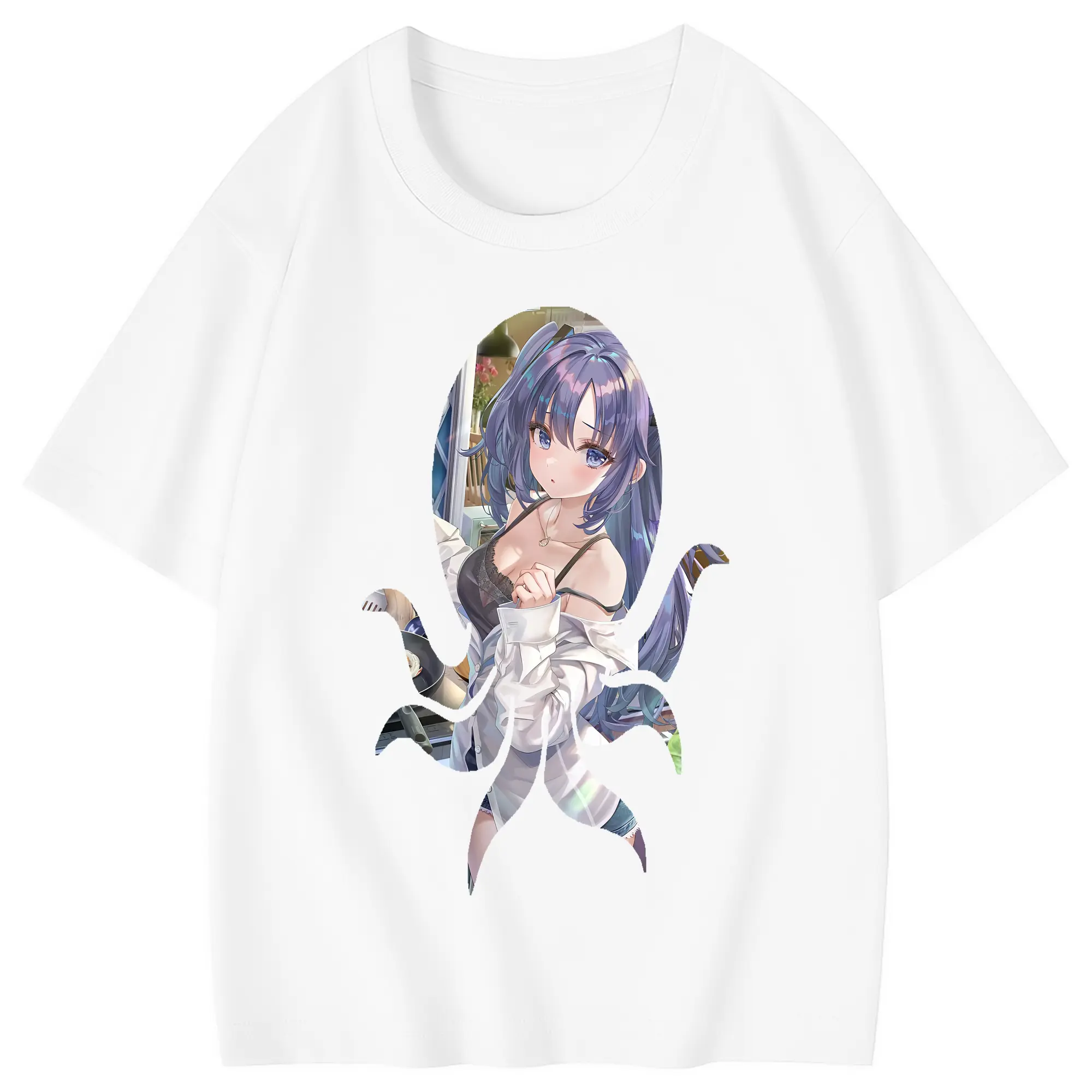 ブルーアーカイブ グッズ 早瀬 ユウカ - 綿100％ キッズTシャツ ・ フロントプリント ・ 快適 通気性 ・ スポーツ カジュアル 散歩用