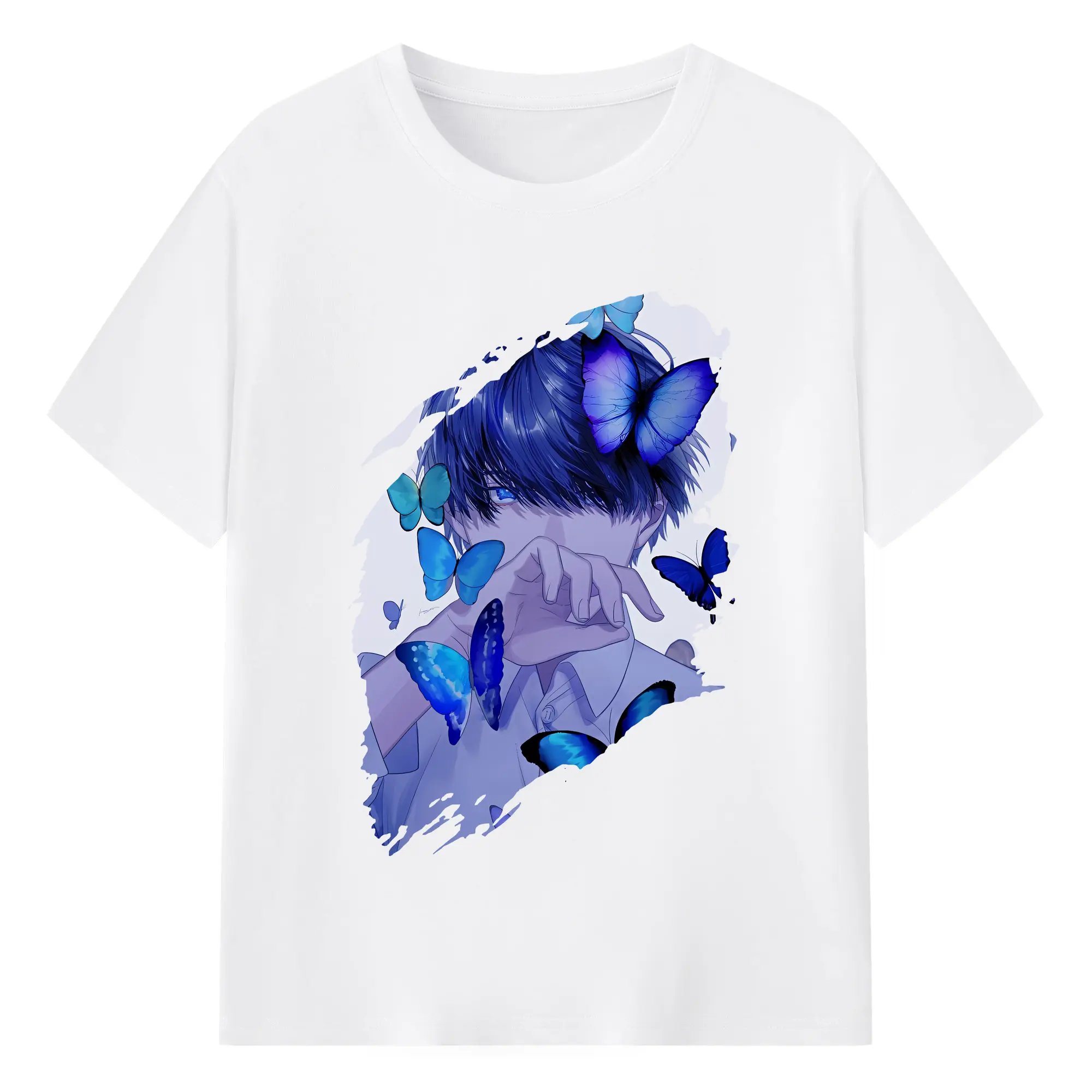 五等分の花嫁 グッズ 上杉 風太郎 - 綿100％ 半袖Tシャツ ・ フロントプリント ・ 快適 通気性 ・ 日常使い 散歩 スポーツ用
