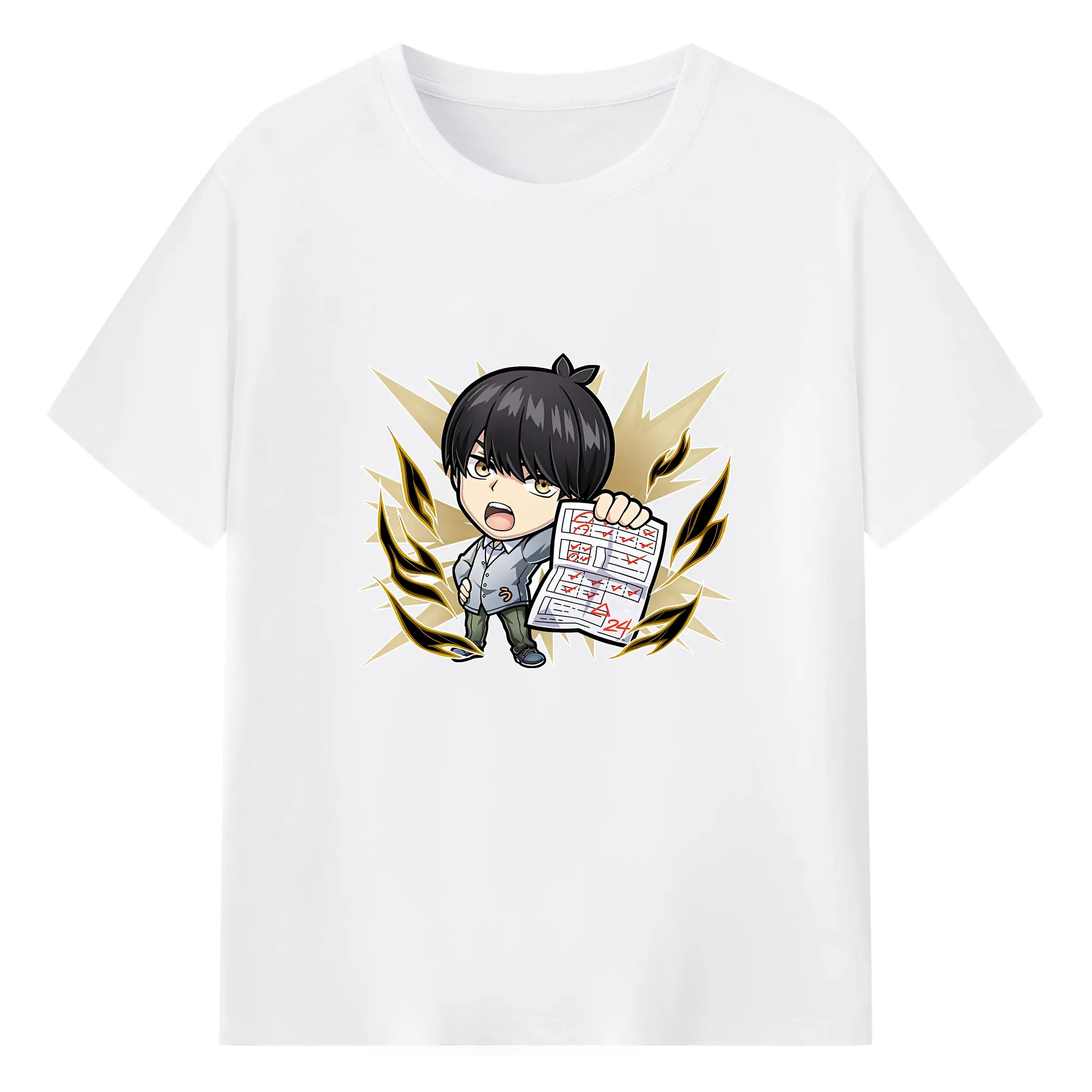 五等分の花嫁 グッズ 上杉 風太郎 - 綿100％ 半袖Tシャツ ・ フロントプリント ・ 快適 通気性 ・ 日常使い 散歩 スポーツ用