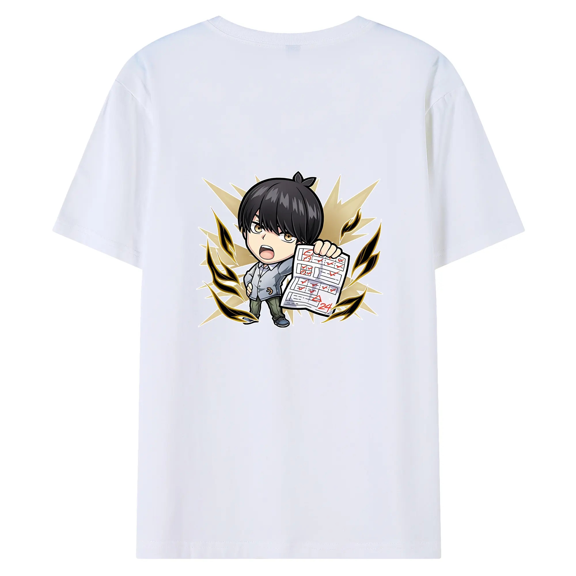五等分の花嫁 グッズ 上杉 風太郎 - 綿100％ 半袖Tシャツ ・ バックプリント ・ 快適 通気性 ・ 日常使い 散歩 スポーツ用