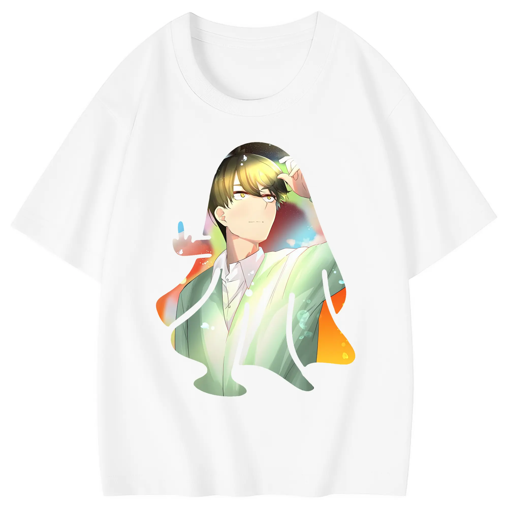 五等分の花嫁 グッズ 上杉 風太郎 - 綿100％ キッズTシャツ ・ フロントプリント ・ 快適 通気性 ・ スポーツ カジュアル 散歩用