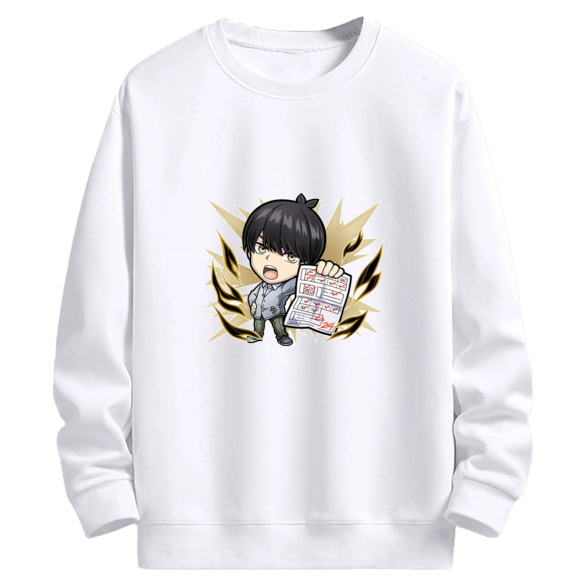 五等分の花嫁 グッズ 上杉 風太郎 - 高品質 クルーネック スウェット ・ コットン59％ ポリエステル41％ ・ ユニセックス 長袖 トレーナー ・ カジュアル デイリー スポーツ 散歩用