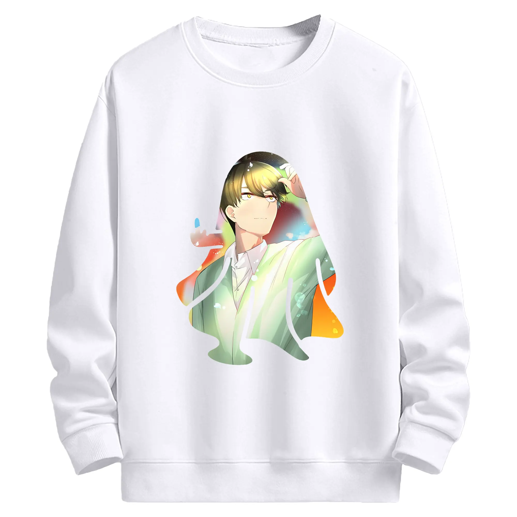 五等分の花嫁 グッズ 上杉 風太郎 - 高品質 クルーネック スウェット ・ コットン59％ ポリエステル41％ ・ ユニセックス 長袖 トレーナー ・ カジュアル デイリー スポーツ 散歩用