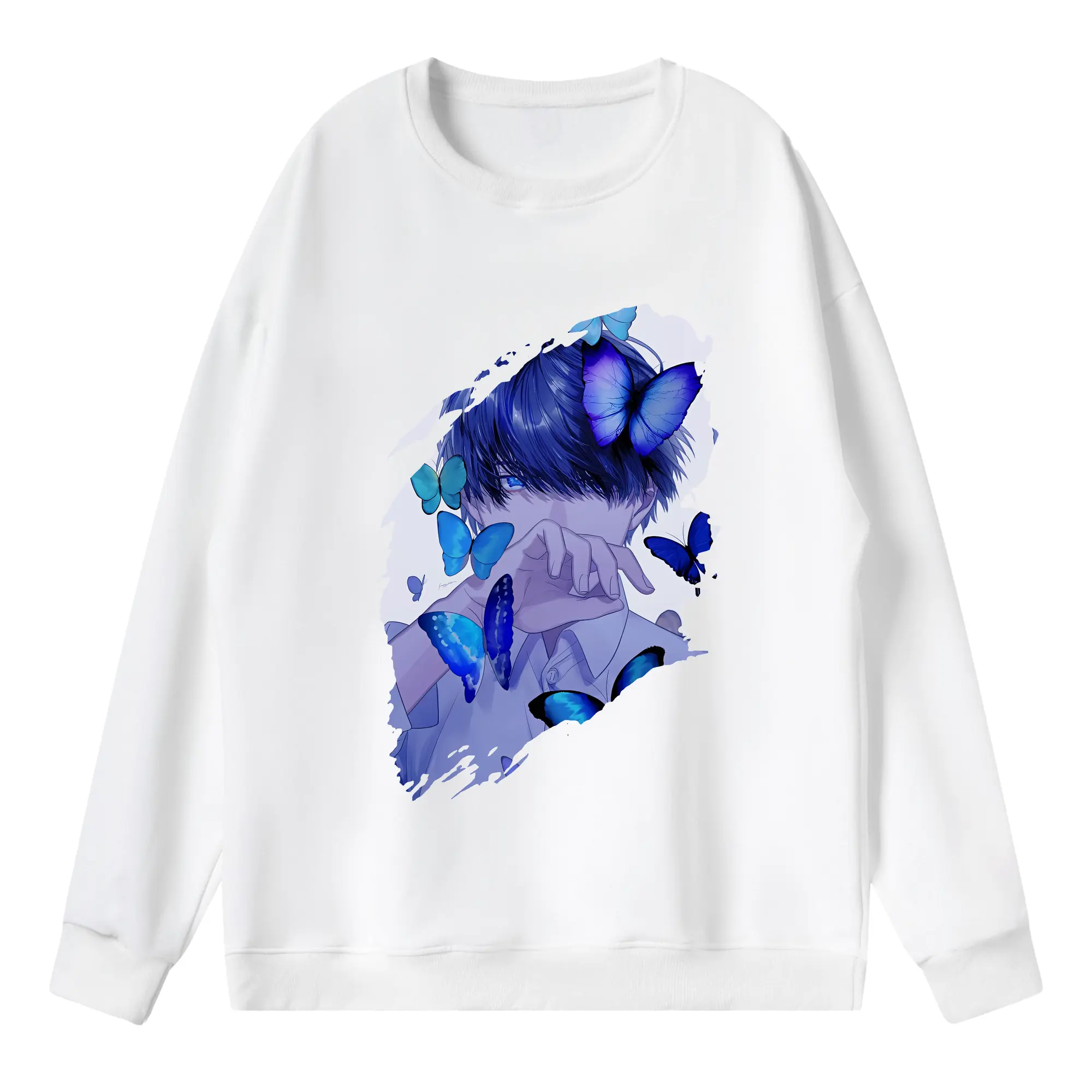 五等分の花嫁 グッズ 上杉 風太郎 - 薄手 クルーネック スウェット 裏毛260g · ポリエステル 春秋向け カジュアル 男女兼用 · トレーナー デイリー スポーツ 散歩に最適