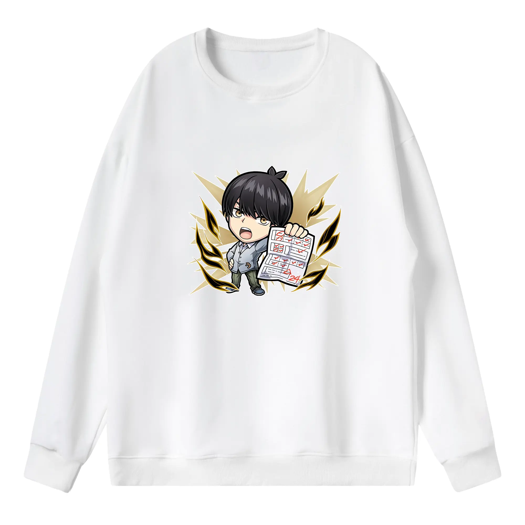 五等分の花嫁 グッズ 上杉 風太郎 - 薄手 クルーネック スウェット 裏毛260g · ポリエステル 春秋向け カジュアル 男女兼用 · トレーナー デイリー スポーツ 散歩に最適