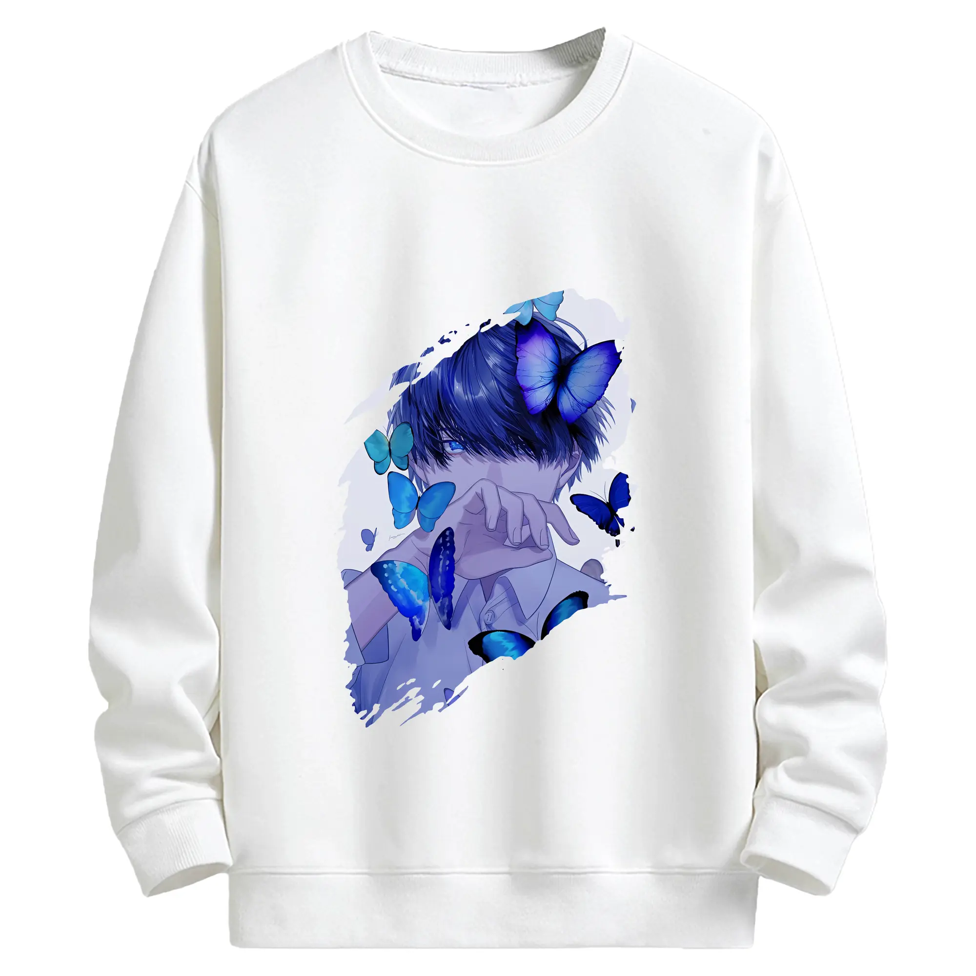 五等分の花嫁 グッズ 上杉 風太郎 - キッズ クルーネックスウェットシャツ ・ フロントプリント ・ 綿80％ ポリエステル20％ ・ 快適 通学 スポーツ 日常使い お散歩用