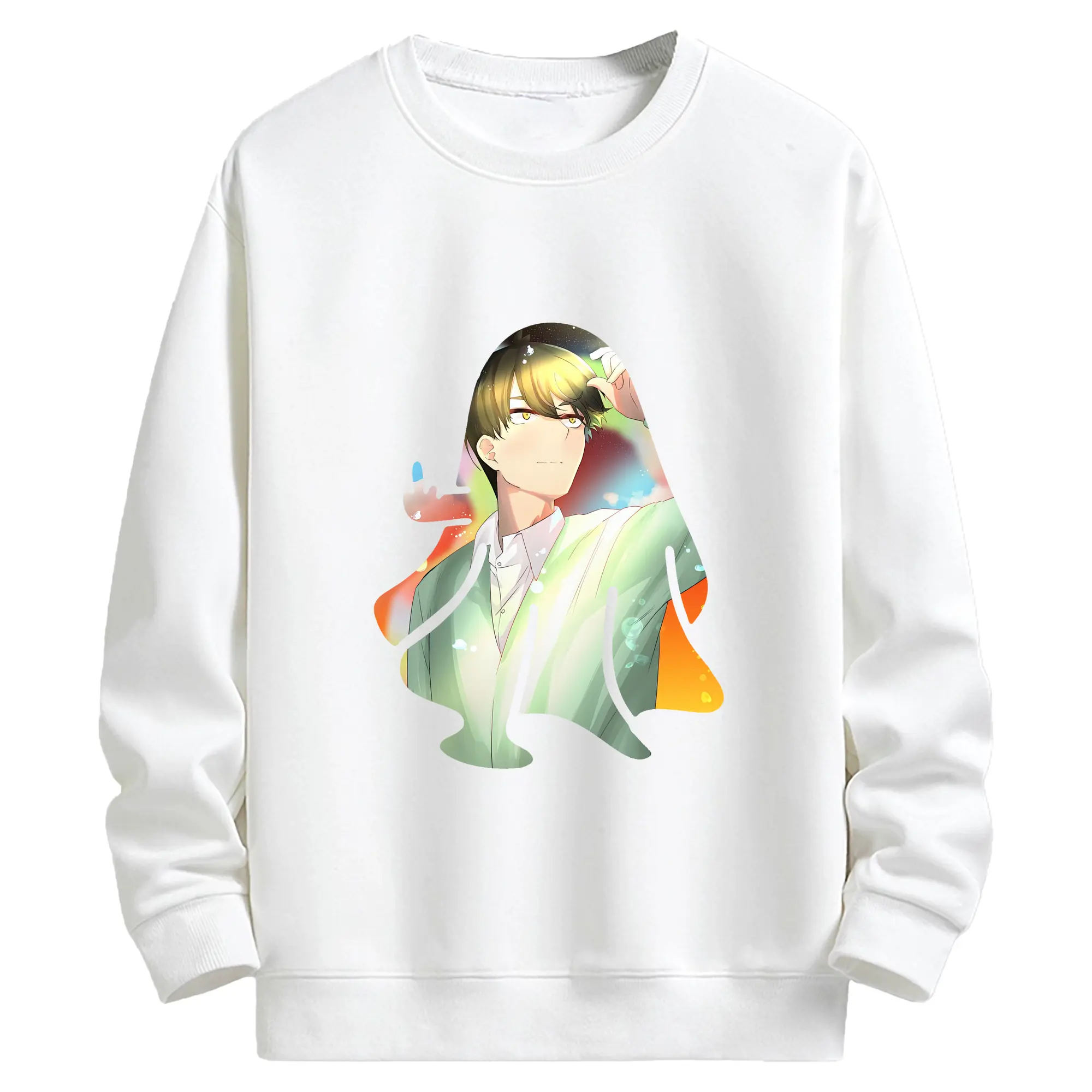 五等分の花嫁 グッズ 上杉 風太郎 - キッズ クルーネックスウェットシャツ ・ フロントプリント ・ 綿80％ ポリエステル20％ ・ 快適 通学 スポーツ 日常使い お散歩用