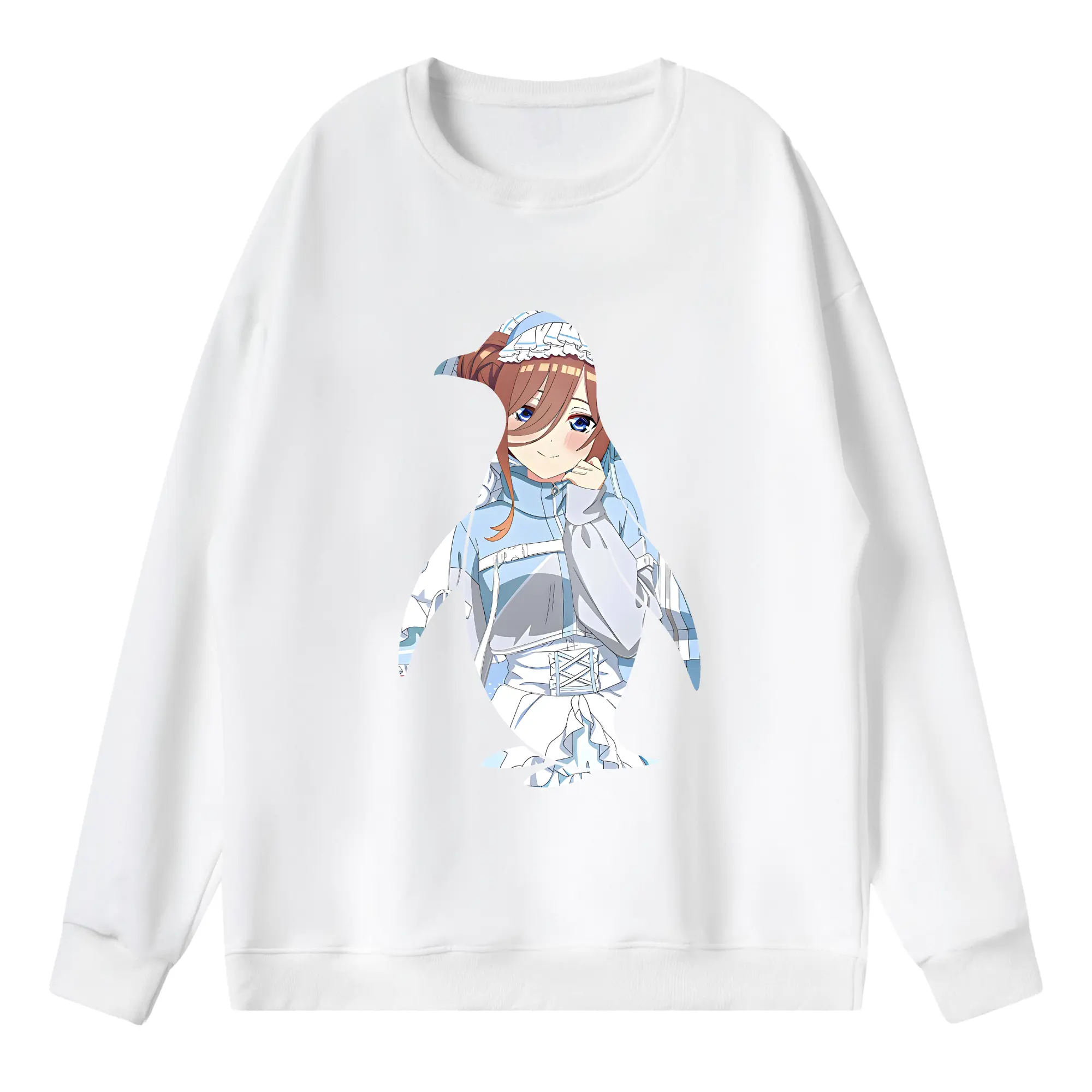 五等分の花嫁 グッズ 中野 三玖 - 薄手 クルーネック スウェット 裏毛260g · ポリエステル 春秋向け カジュアル 男女兼用 · トレーナー デイリー スポーツ 散歩に最適