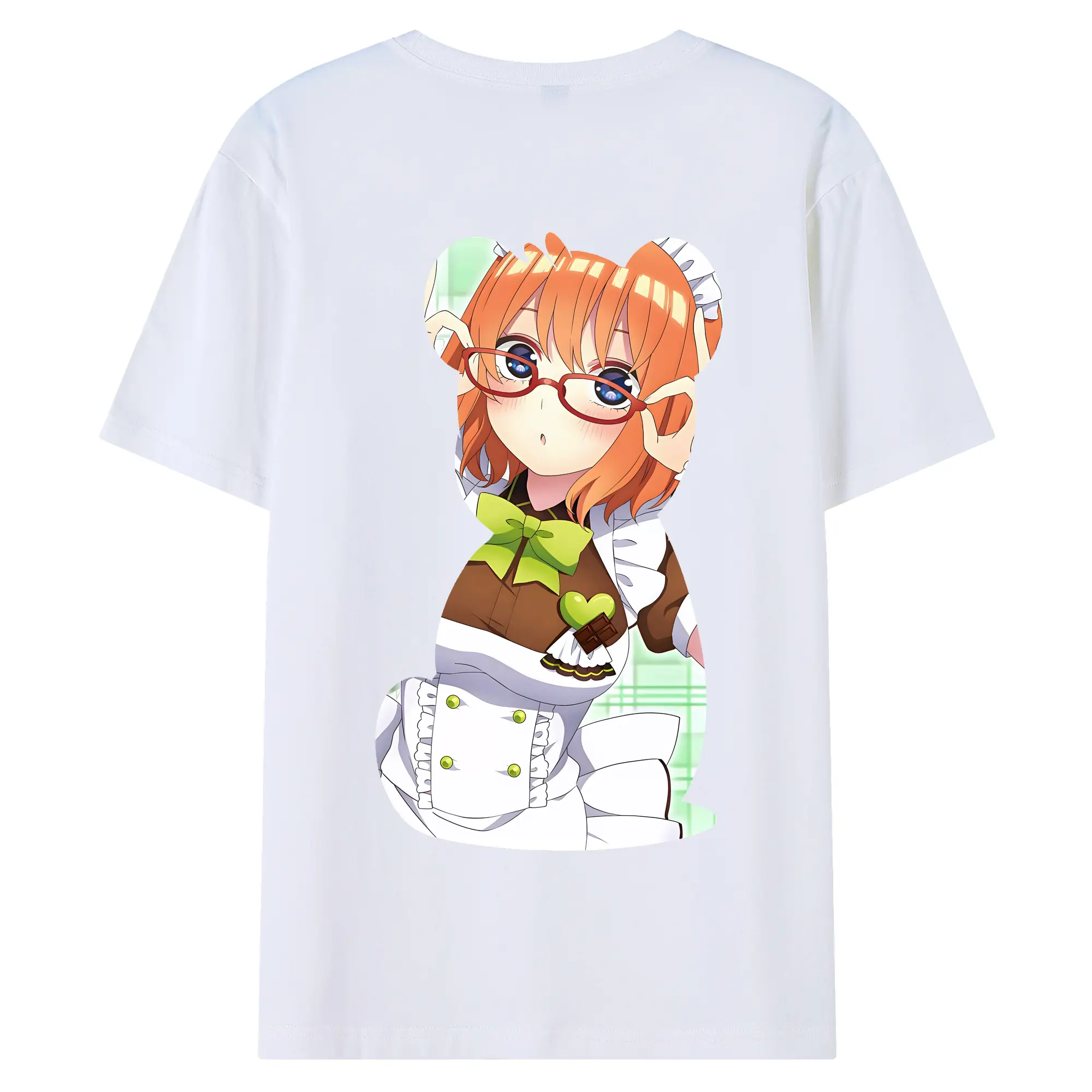 五等分の花嫁 グッズ 中野 四葉 - 綿100％ 半袖Tシャツ ・ バックプリント ・ 快適 通気性 ・ 日常使い 散歩 スポーツ用