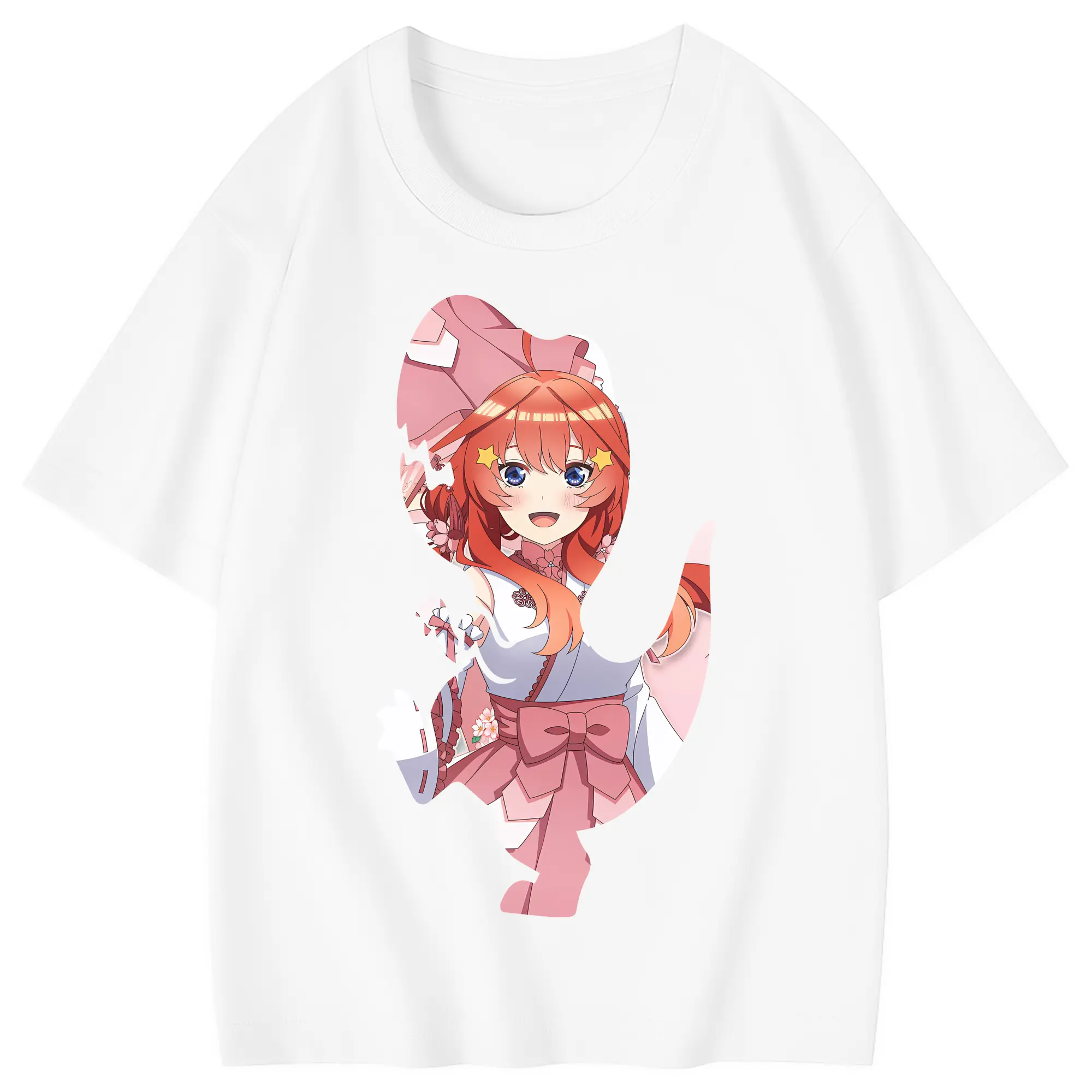 五等分の花嫁 グッズ 中野 五月 - 綿100％ キッズTシャツ ・ フロントプリント ・ 快適 通気性 ・ スポーツ カジュアル 散歩用