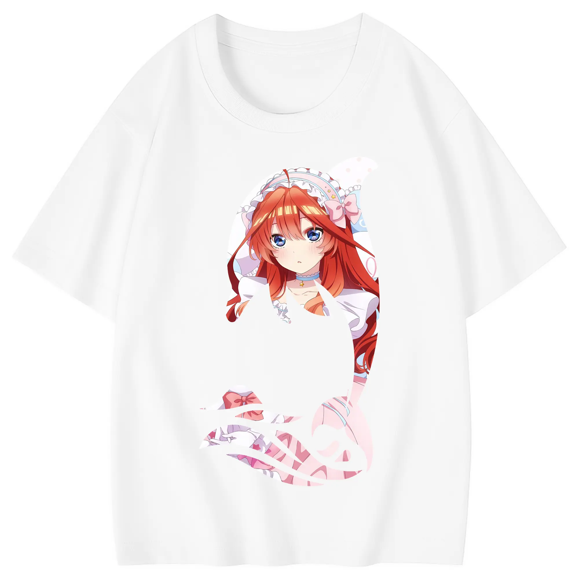 五等分の花嫁 グッズ 中野 五月 - 綿100％ キッズTシャツ ・ フロントプリント ・ 快適 通気性 ・ スポーツ カジュアル 散歩用