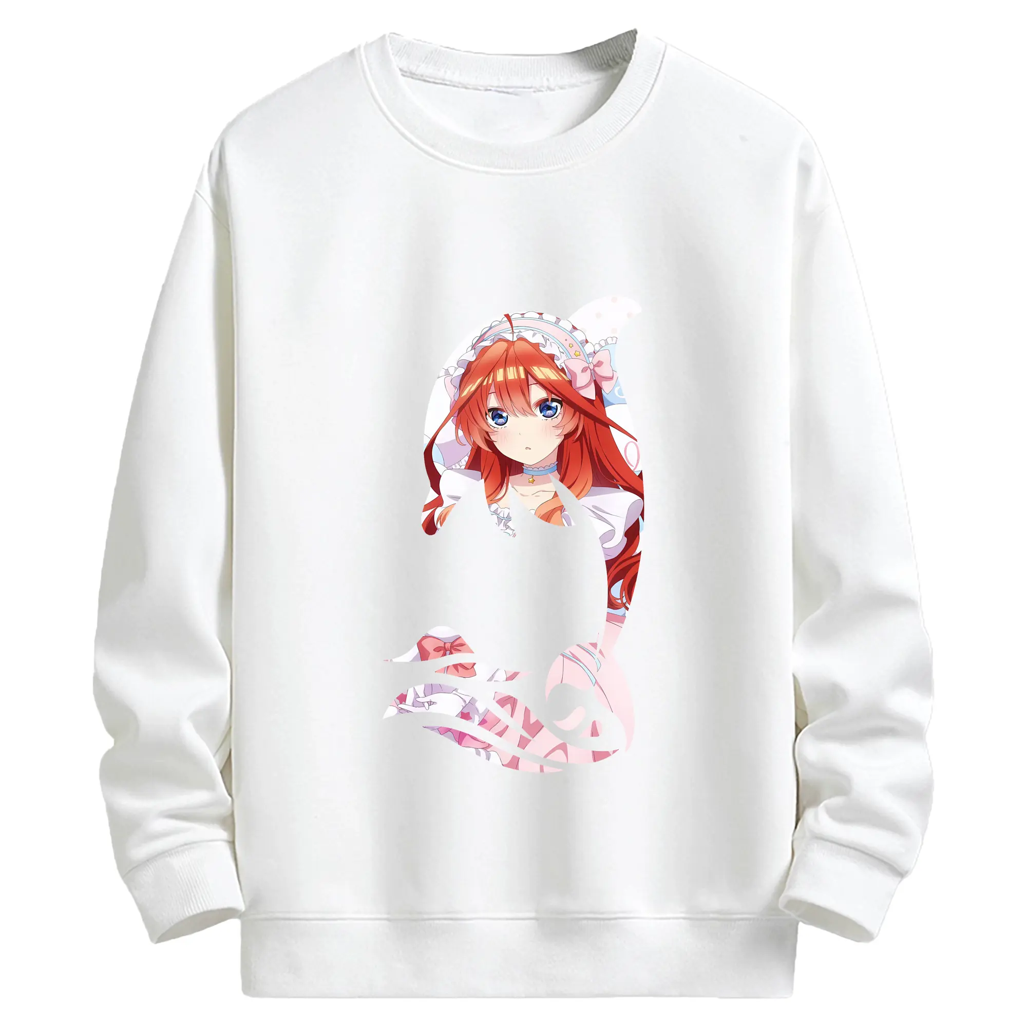 五等分の花嫁 グッズ 中野 五月 - キッズ クルーネックスウェットシャツ ・ フロントプリント ・ 綿80％ ポリエステル20％ ・ 快適 通学 スポーツ 日常使い お散歩用