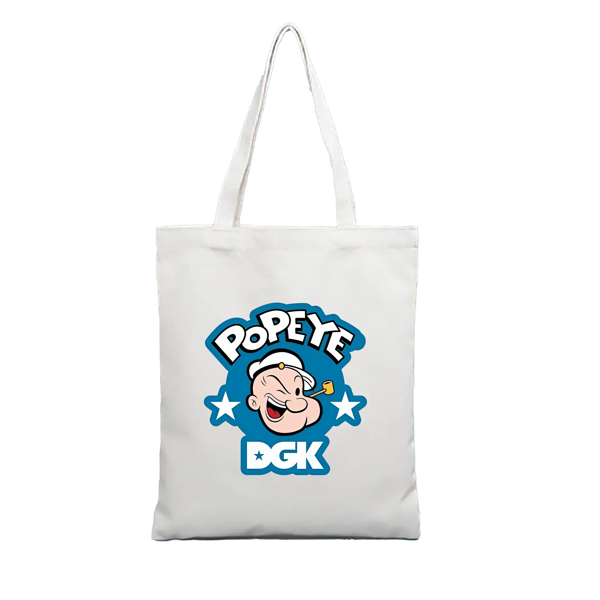 ポパイ グッズ ポパイ - 縦型キャンバス手提げバッグ（トートバッグ） ・ キャンバス素材 ・ ショッピング用 ・ 軽量 丈夫 お手入れ簡単