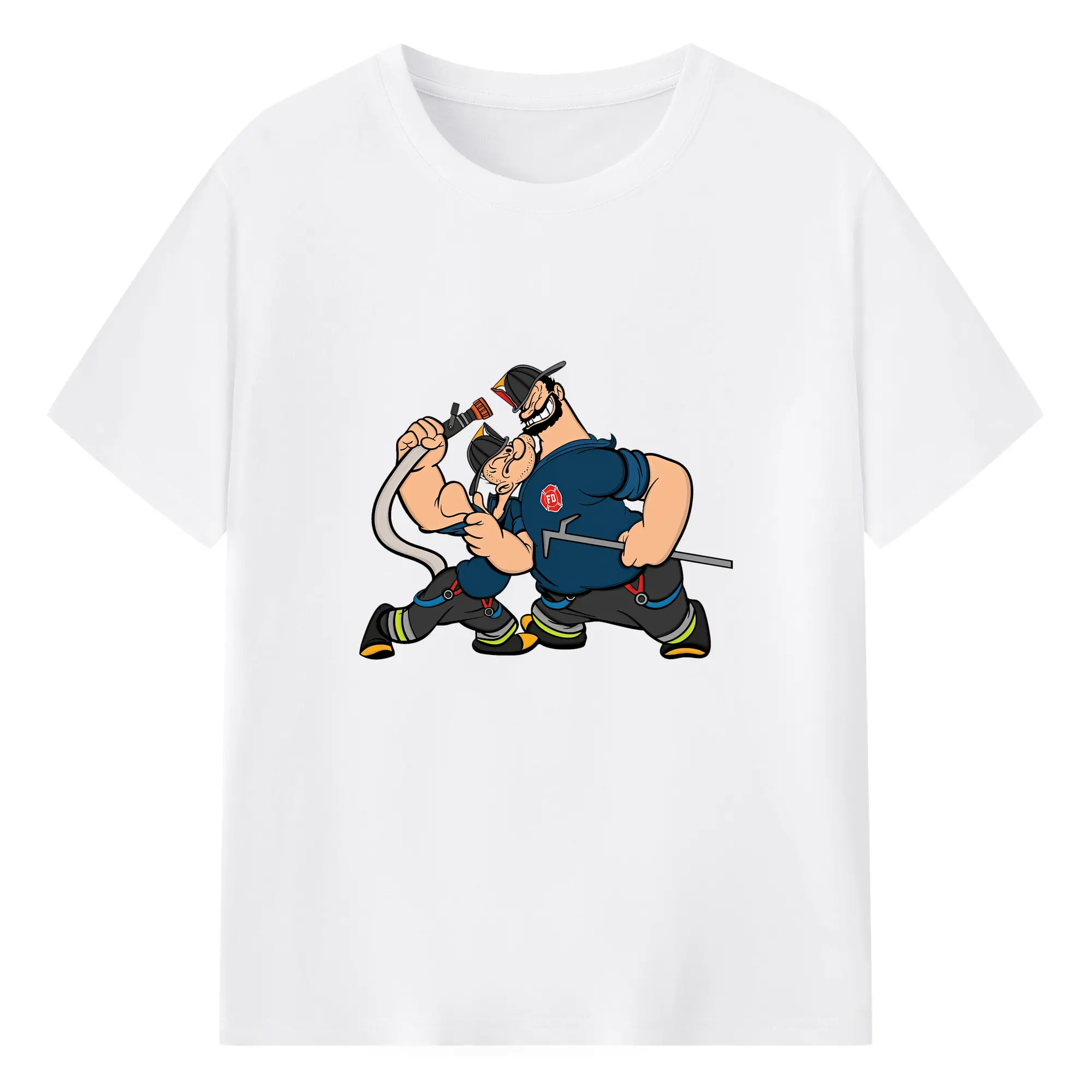 ポパイ グッズ ブルート - 綿100％ 半袖Tシャツ ・ フロントプリント ・ 快適 通気性 ・ 日常使い 散歩 スポーツ用