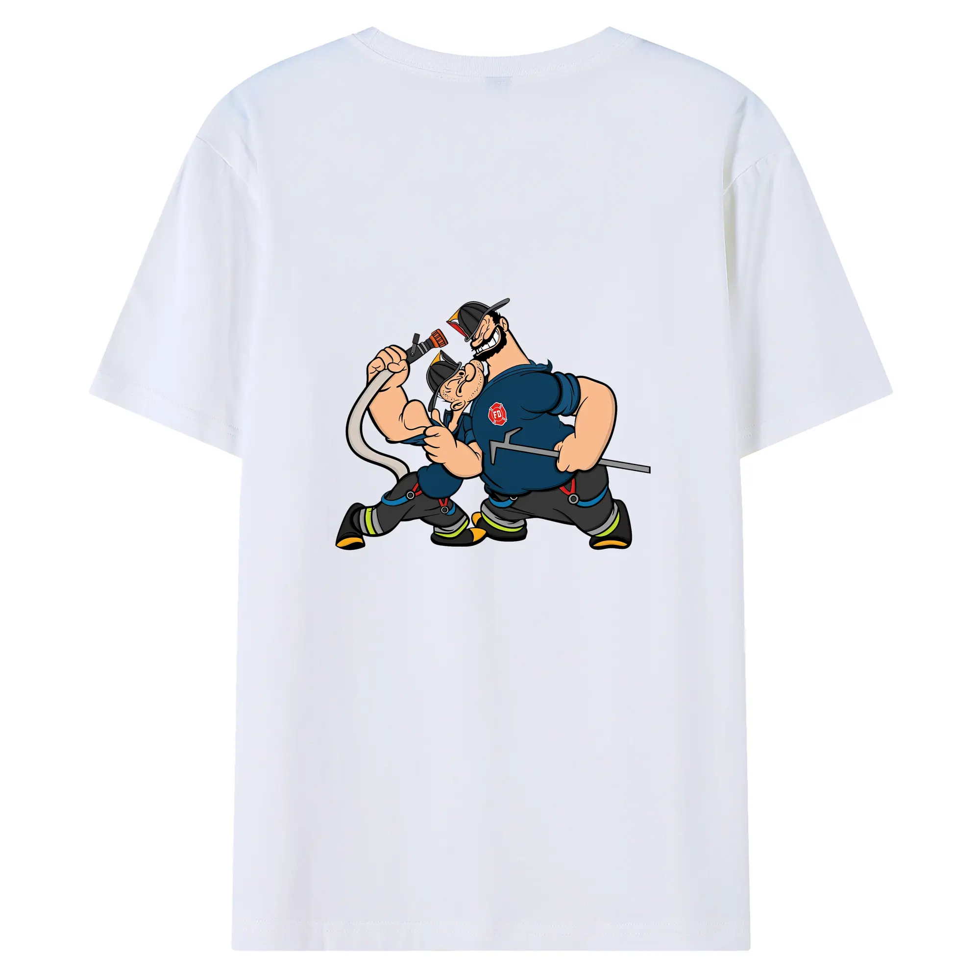 ポパイ グッズ ブルート - 綿100％ 半袖Tシャツ ・ バックプリント ・ 快適 通気性 ・ 日常使い 散歩 スポーツ用