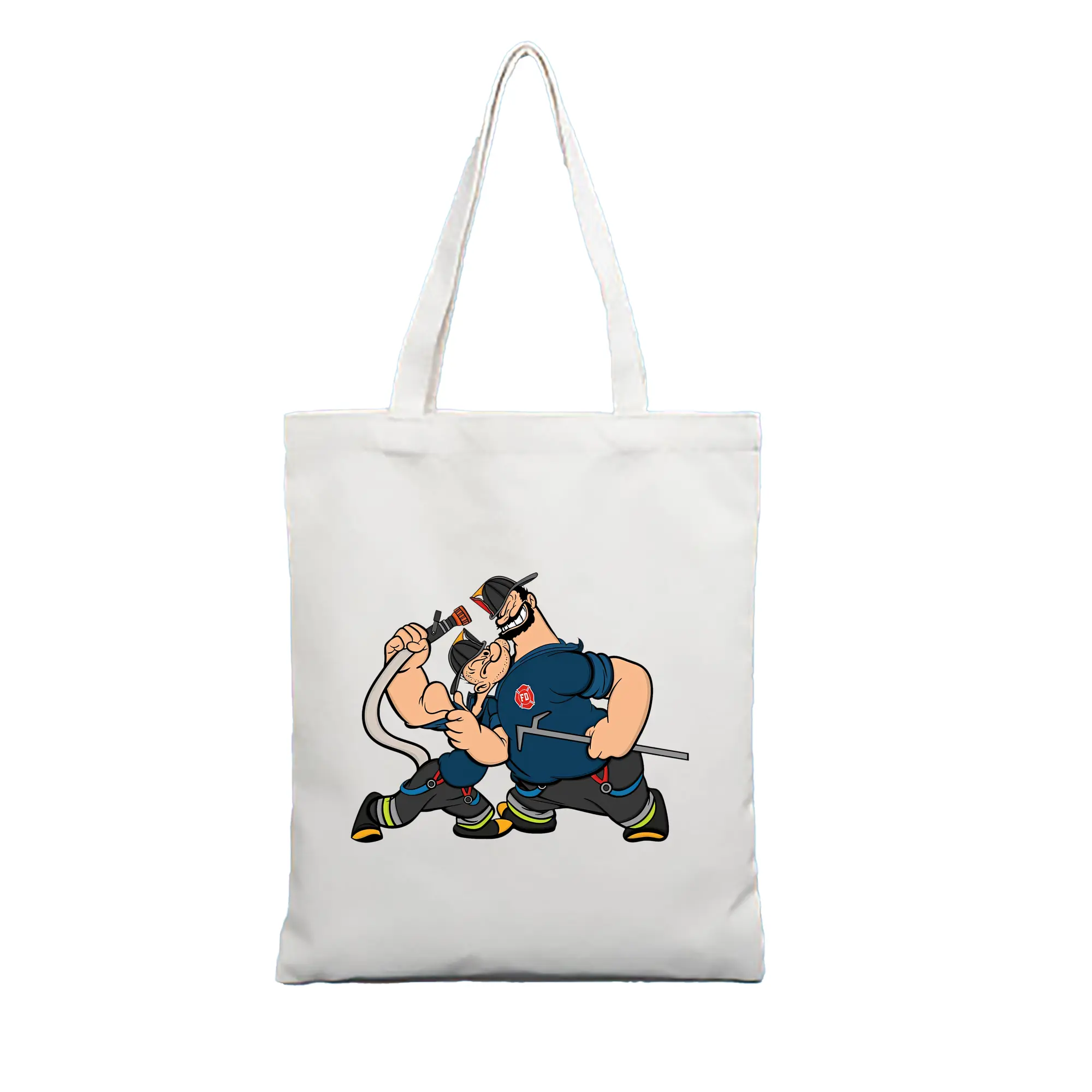 ポパイ グッズ ブルート - 縦型キャンバス手提げバッグ（トートバッグ） ・ キャンバス素材 ・ ショッピング用 ・ 軽量 丈夫 お手入れ簡単