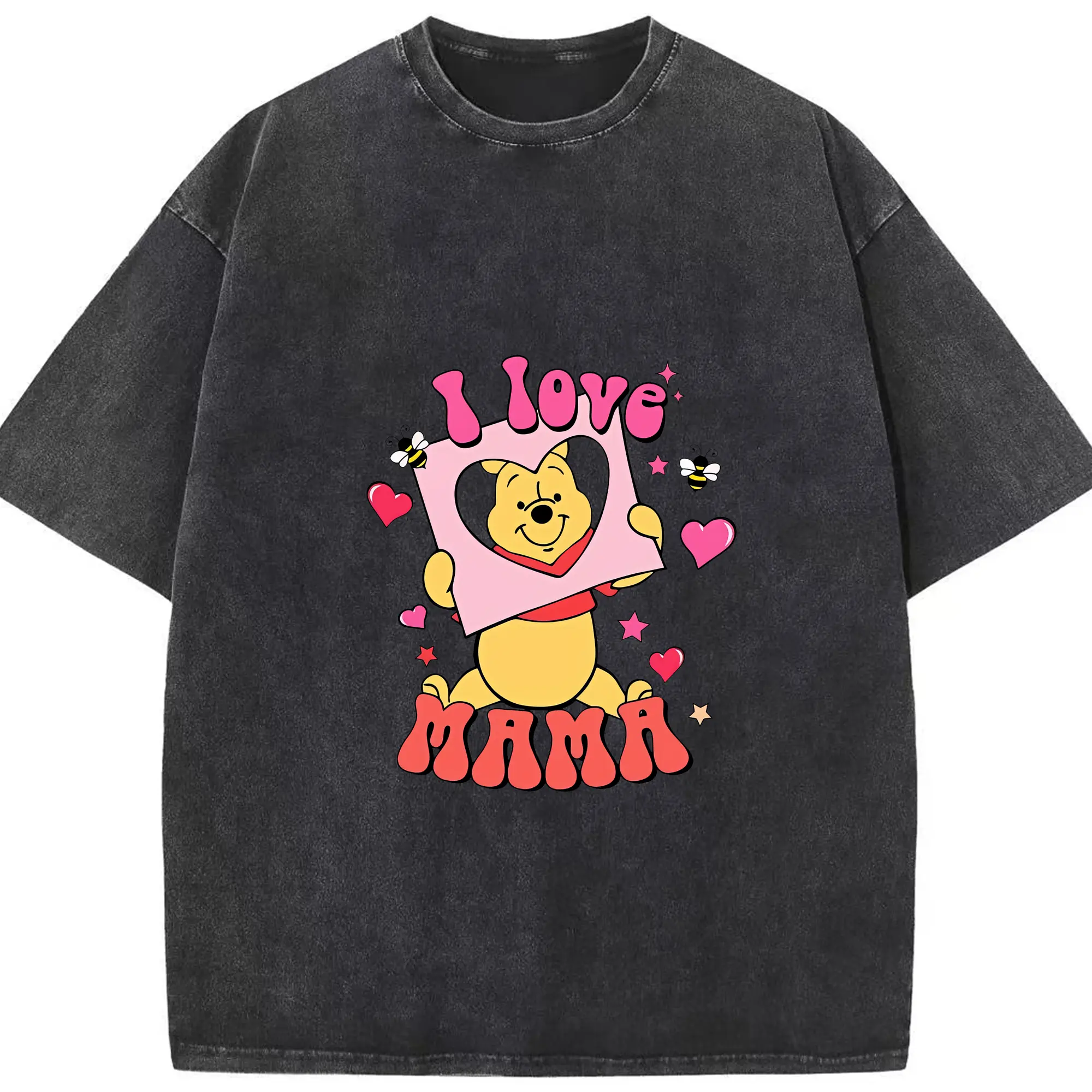 プーさん グッズ くまのプーさん - 綿100％ ヴィンテージ風 半袖Tシャツ ・ フロントプリント ・ 柔らか肌触り ・ 通気性 快適 ・ スポーツ カジュアル 外出用