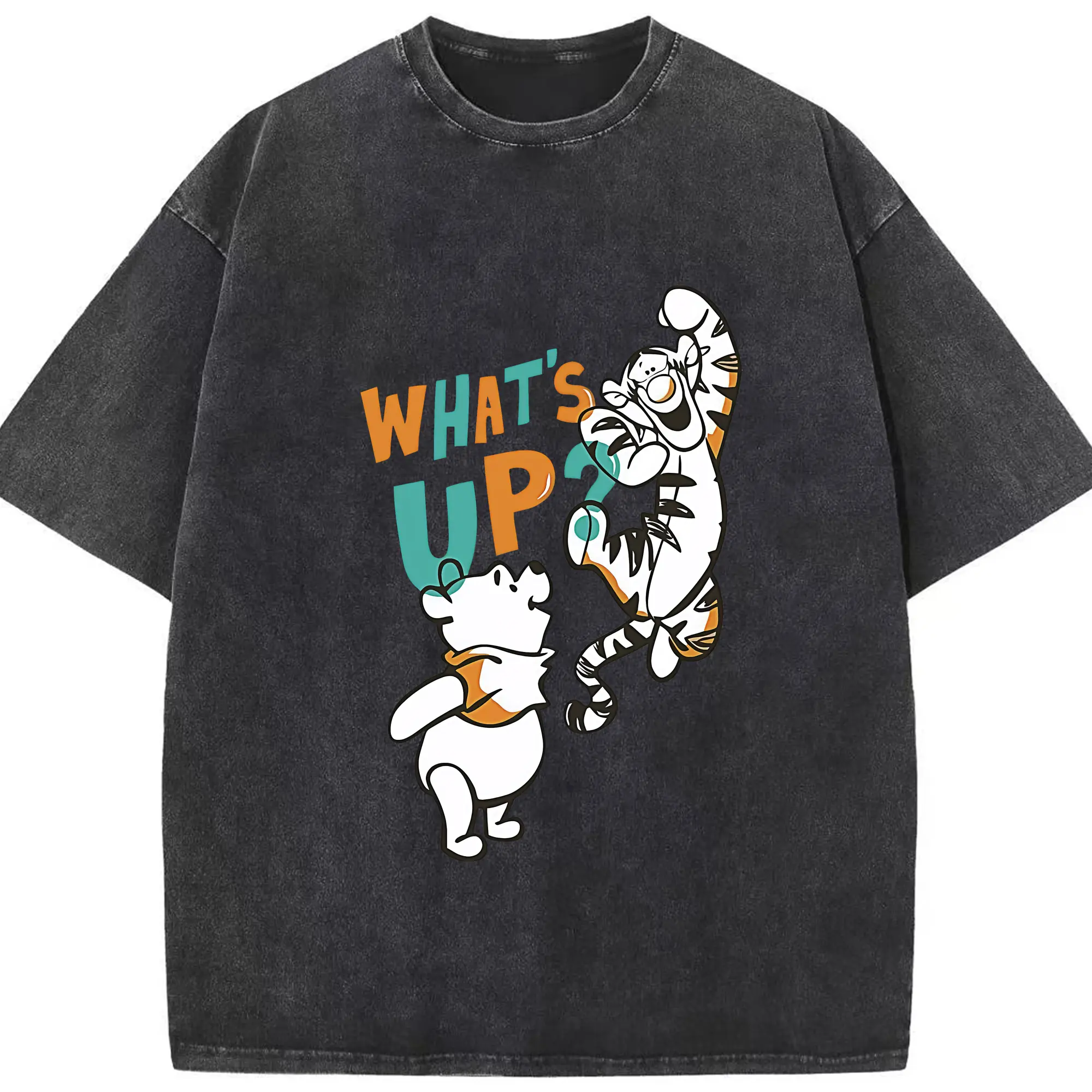 プーさん グッズ くまのプーさん - 綿100％ ヴィンテージ風 半袖Tシャツ ・ フロントプリント ・ 柔らか肌触り ・ 通気性 快適 ・ スポーツ カジュアル 外出用