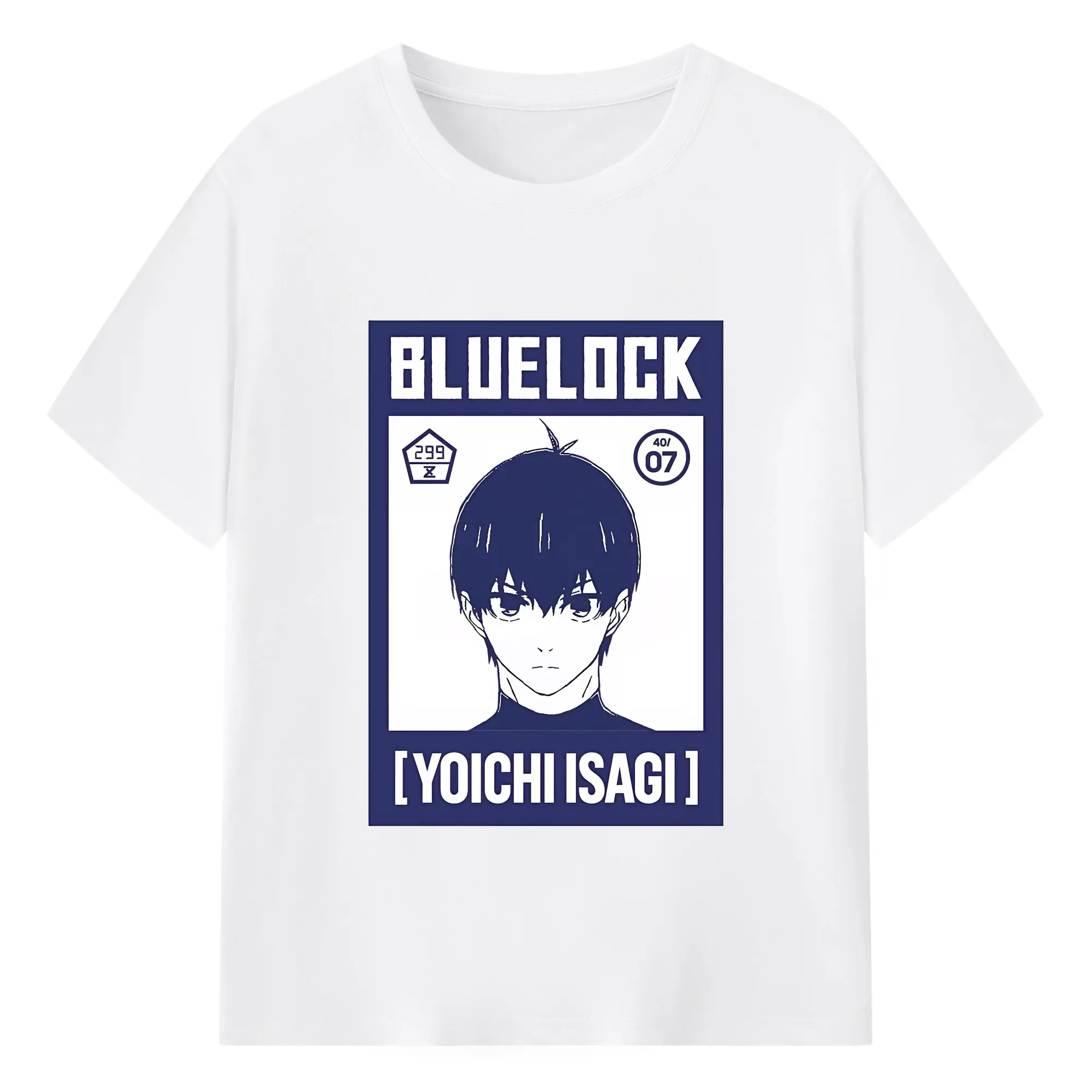 ブルーロック グッズ 潔 世一 - 綿100％ 半袖Tシャツ ・ フロントプリント ・ 快適 通気性 ・ 日常使い 散歩 スポーツ用