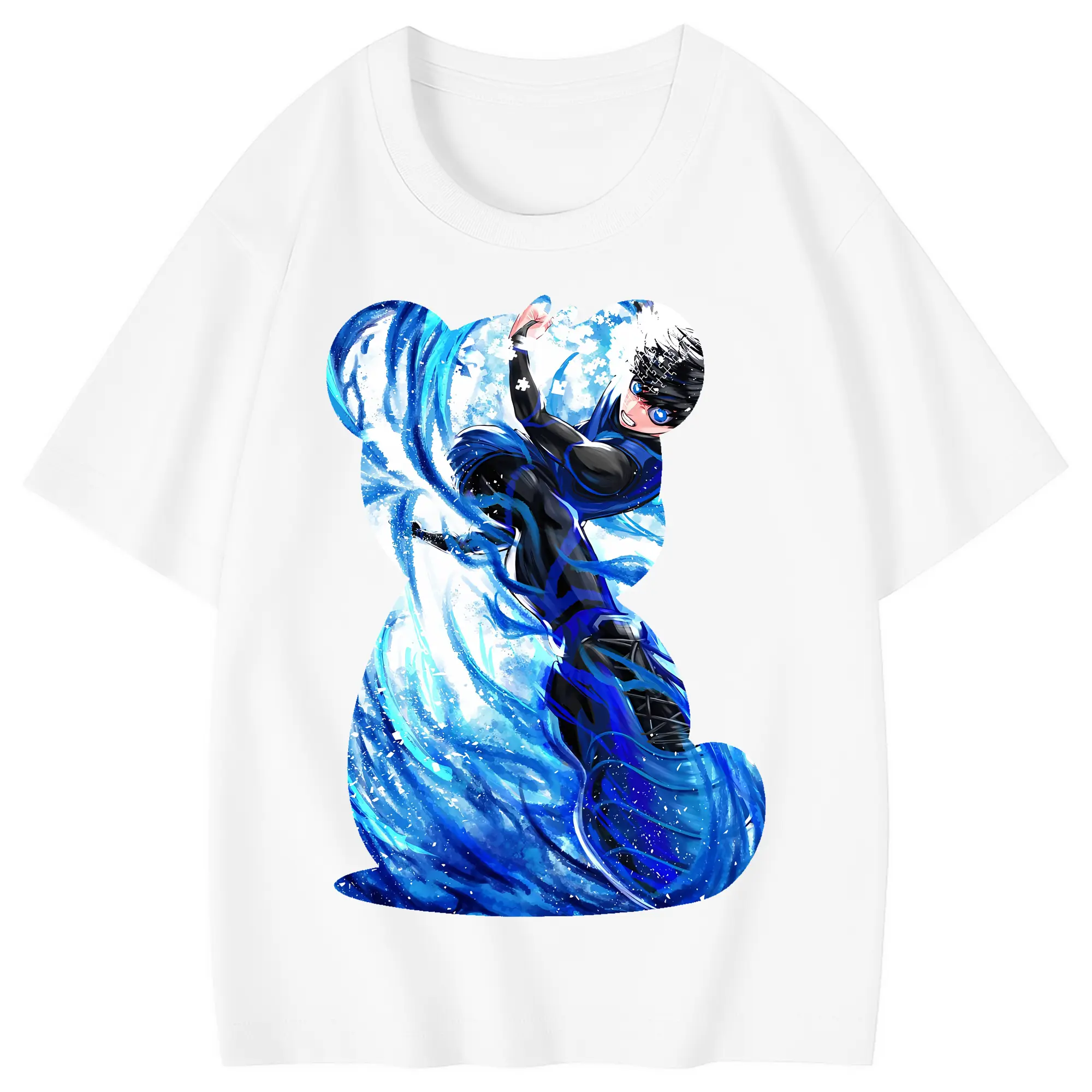 ブルーロック グッズ 潔 世一 - 綿100％ キッズTシャツ ・ フロントプリント ・ 快適 通気性 ・ スポーツ カジュアル 散歩用