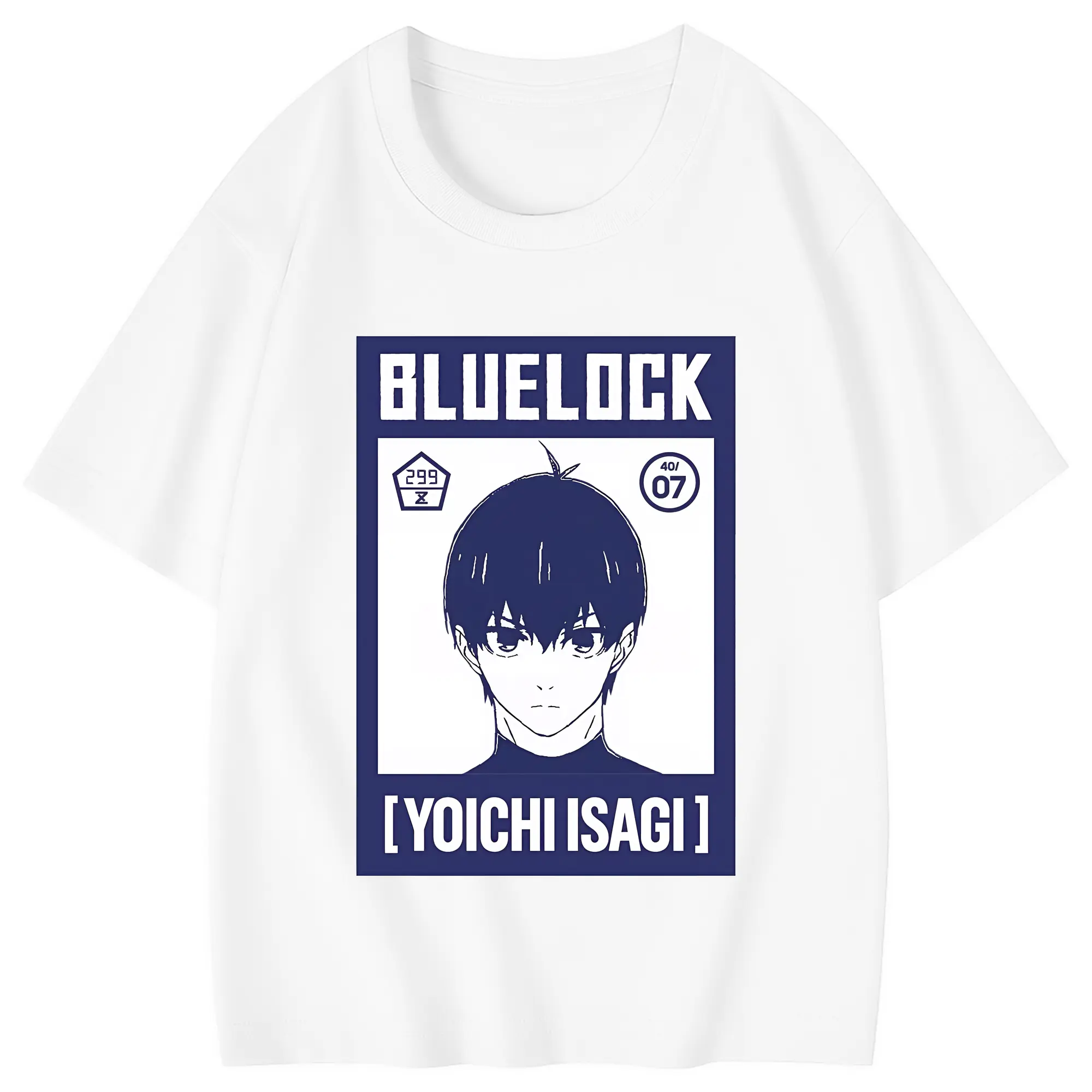 ブルーロック グッズ 潔 世一 - 綿100％ キッズTシャツ ・ フロントプリント ・ 快適 通気性 ・ スポーツ カジュアル 散歩用