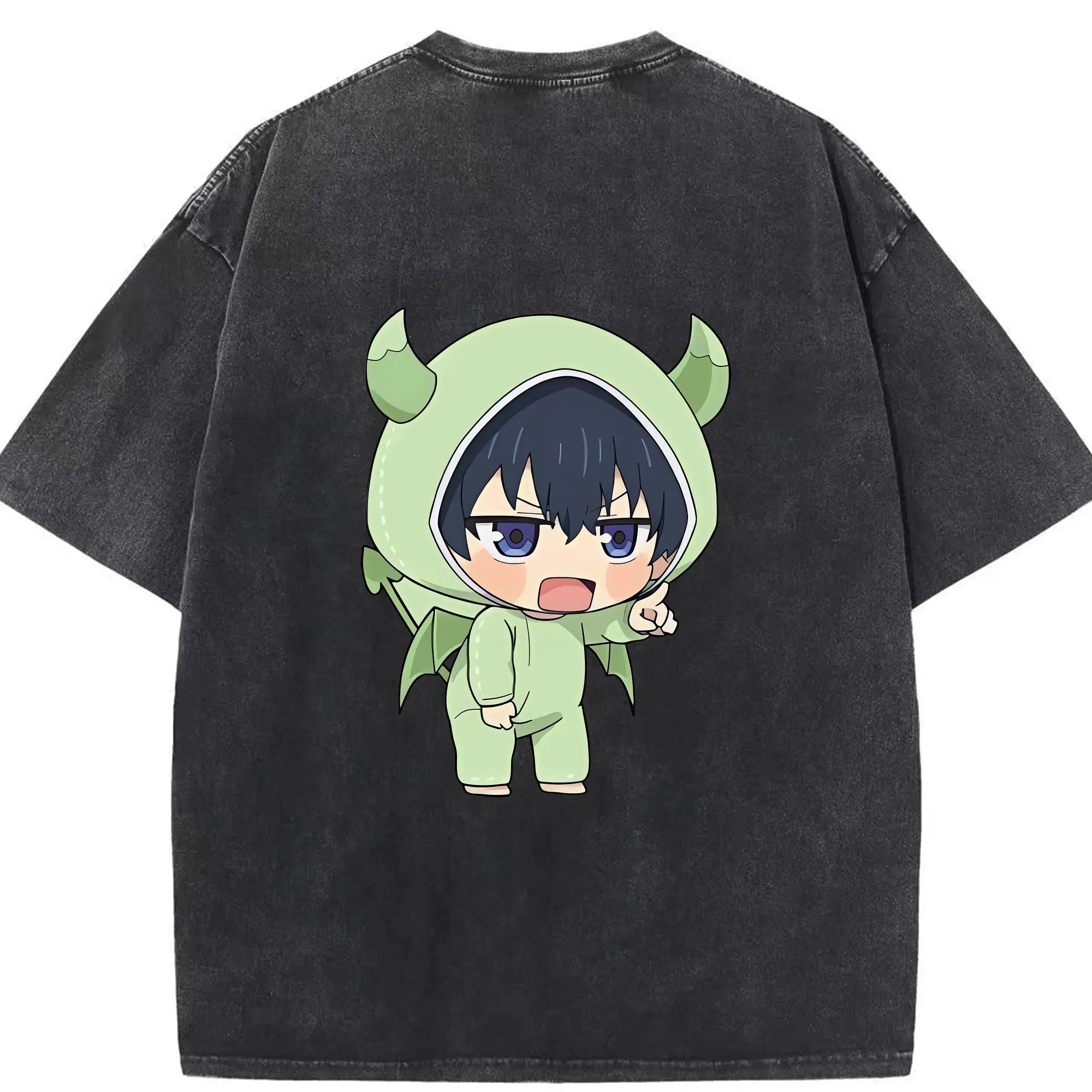 ブルーロック グッズ 潔 世一 - 綿100％ ヴィンテージ風 半袖Tシャツ ・ 背面プリント ・ 柔らか肌触り ・ 通気性 快適 ・ スポーツ カジュアル 外出用