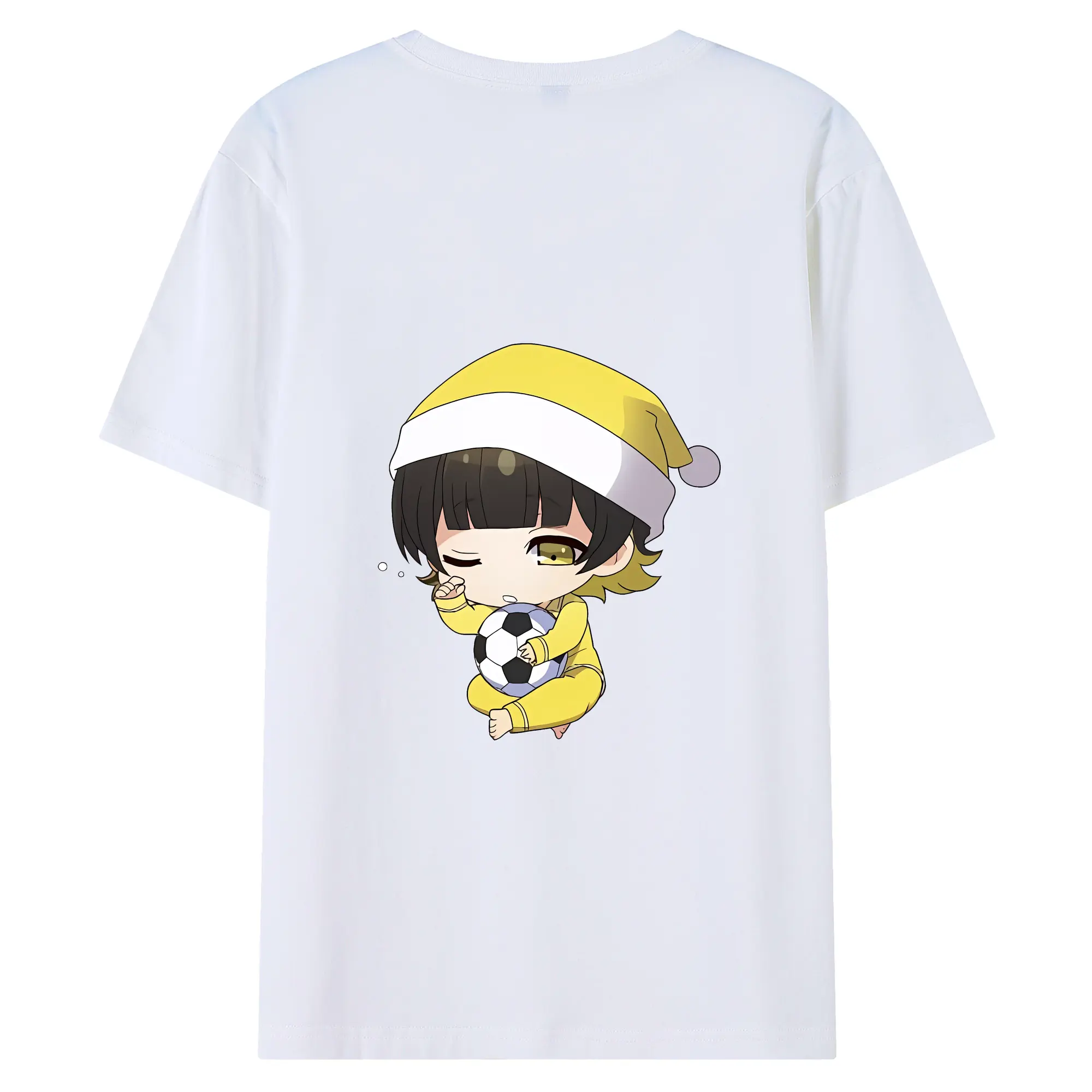 ブルーロック グッズ 蜂楽 廻 - 綿100％ 半袖Tシャツ ・ バックプリント ・ 快適 通気性 ・ 日常使い 散歩 スポーツ用