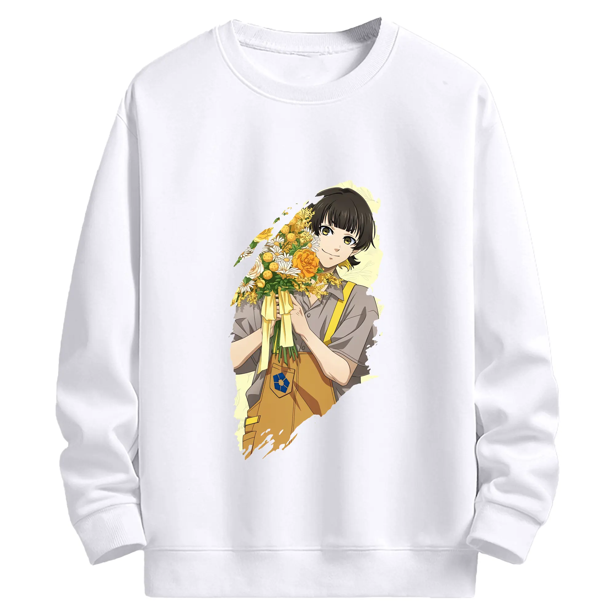 ブルーロック グッズ 蜂楽 廻 - 高品質 クルーネック スウェット ・ コットン59％ ポリエステル41％ ・ ユニセックス 長袖 トレーナー ・ カジュアル デイリー スポーツ 散歩用