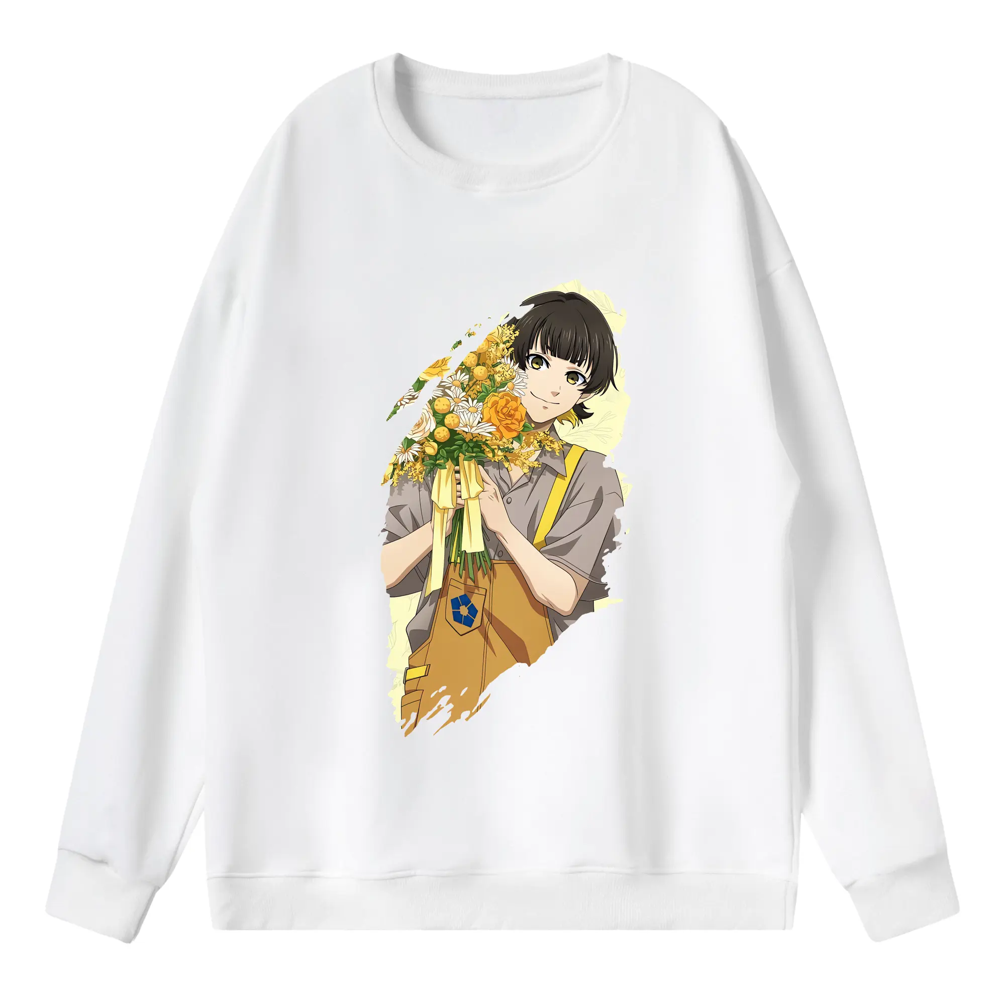 ブルーロック グッズ 蜂楽 廻 - 薄手 クルーネック スウェット 裏毛260g · ポリエステル 春秋向け カジュアル 男女兼用 · トレーナー デイリー スポーツ 散歩に最適