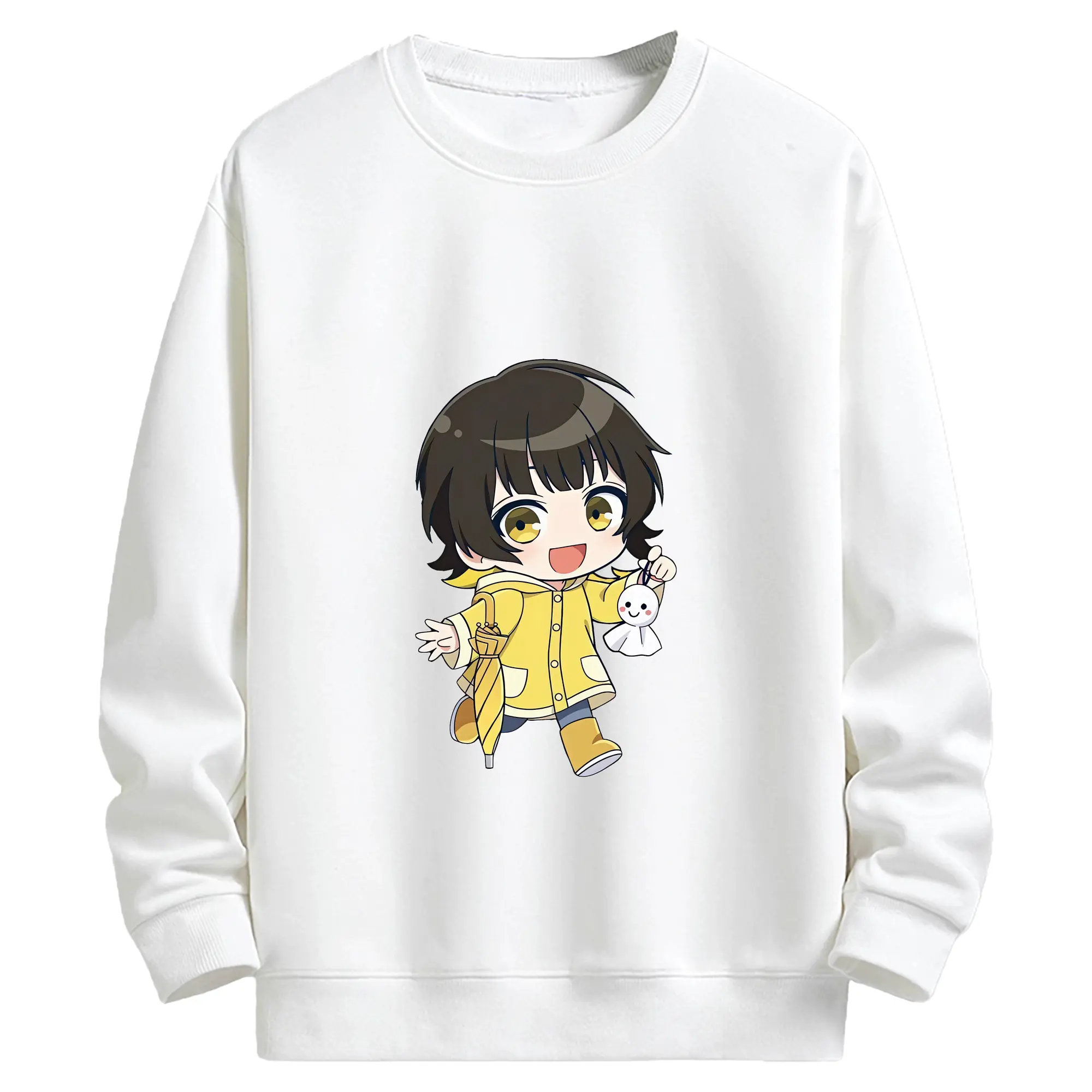 ブルーロック グッズ 蜂楽 廻 - キッズ クルーネックスウェットシャツ ・ フロントプリント ・ 綿80％ ポリエステル20％ ・ 快適 通学 スポーツ 日常使い お散歩用