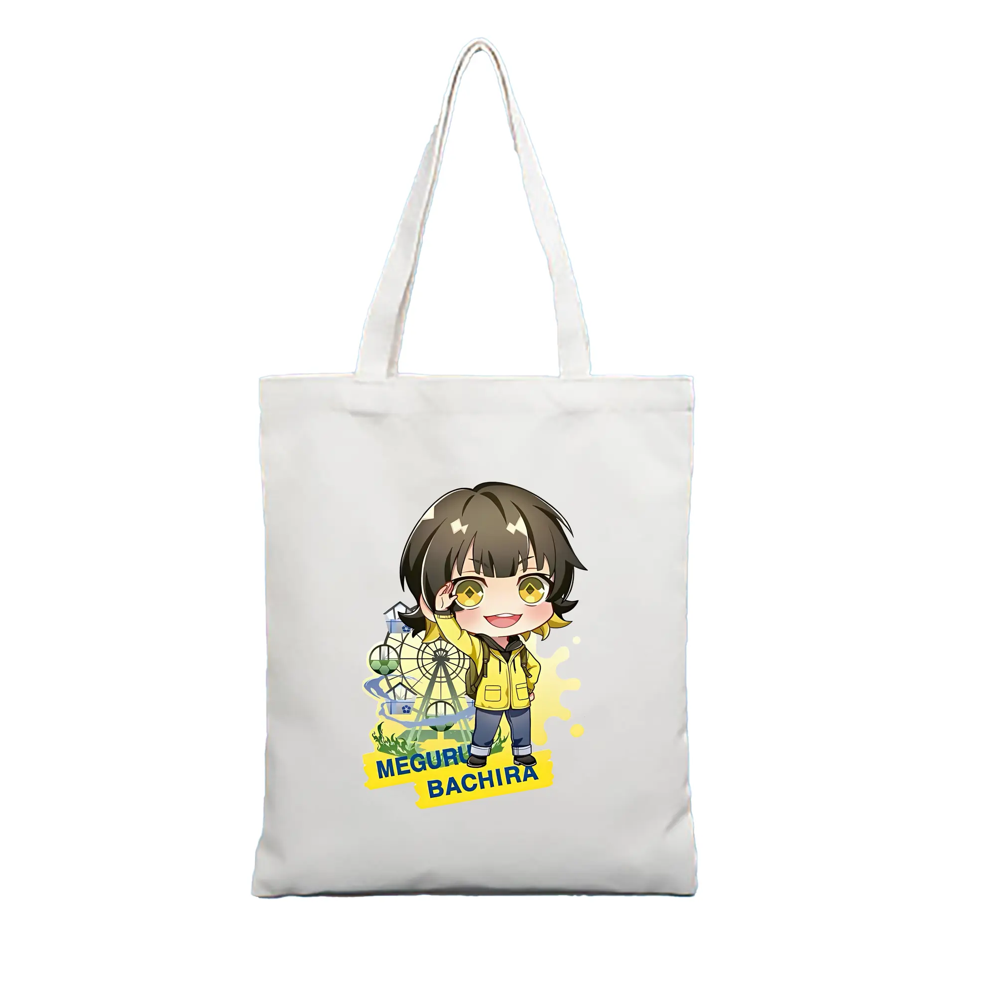 ブルーロック グッズ 蜂楽 廻 - 縦型キャンバス手提げバッグ（トートバッグ） ・ キャンバス素材 ・ ショッピング用 ・ 軽量 丈夫 お手入れ簡単