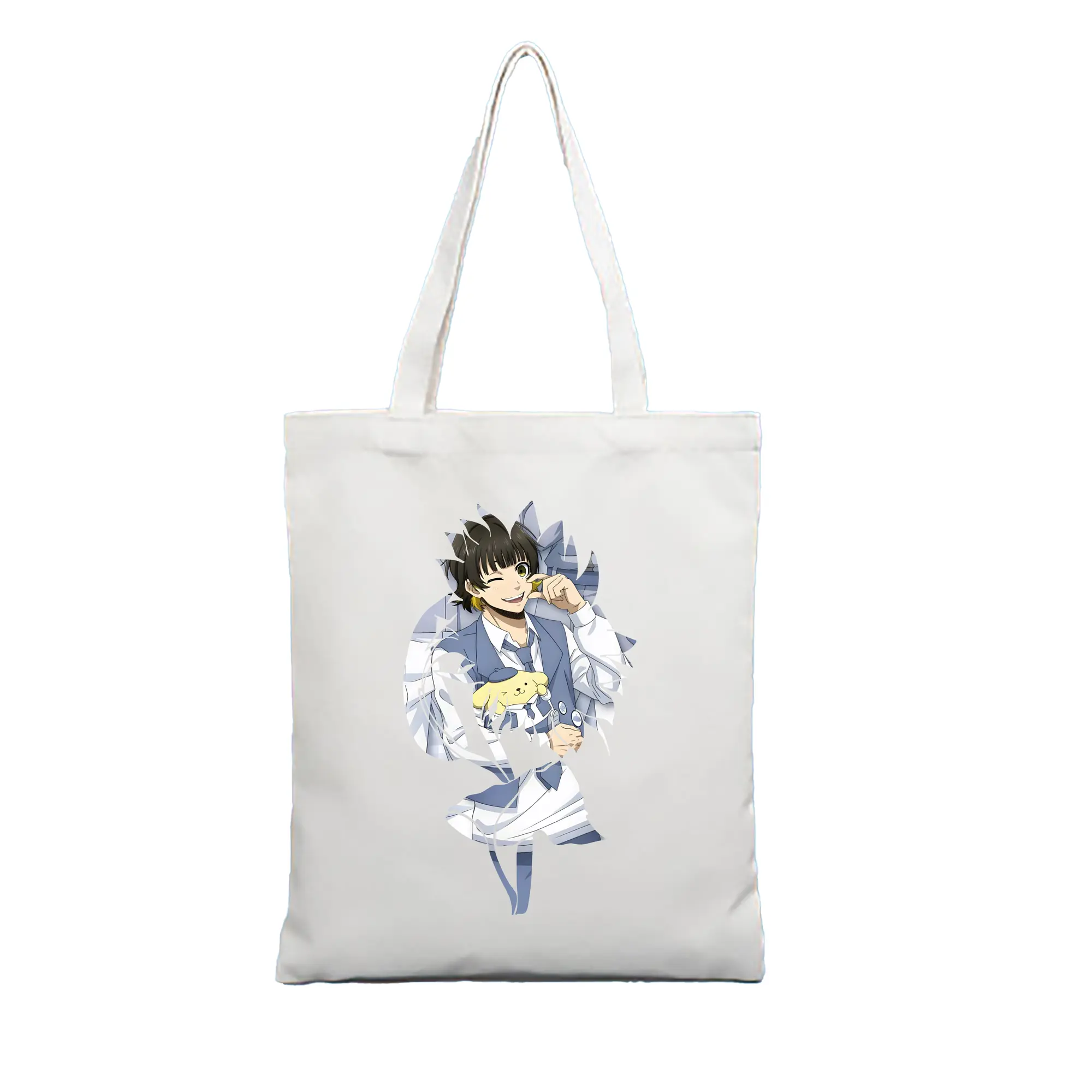ブルーロック グッズ 蜂楽 廻 - 縦型キャンバス手提げバッグ（トートバッグ） ・ キャンバス素材 ・ ショッピング用 ・ 軽量 丈夫 お手入れ簡単