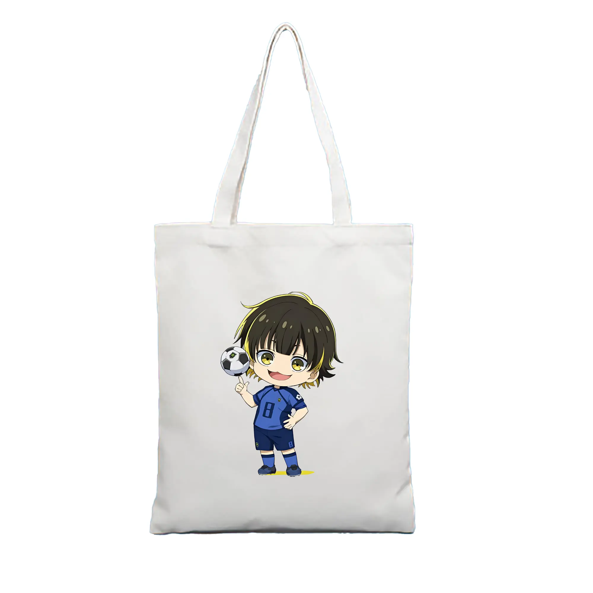 ブルーロック グッズ 蜂楽 廻 - 縦型キャンバス手提げバッグ（トートバッグ） ・ キャンバス素材 ・ ショッピング用 ・ 軽量 丈夫 お手入れ簡単