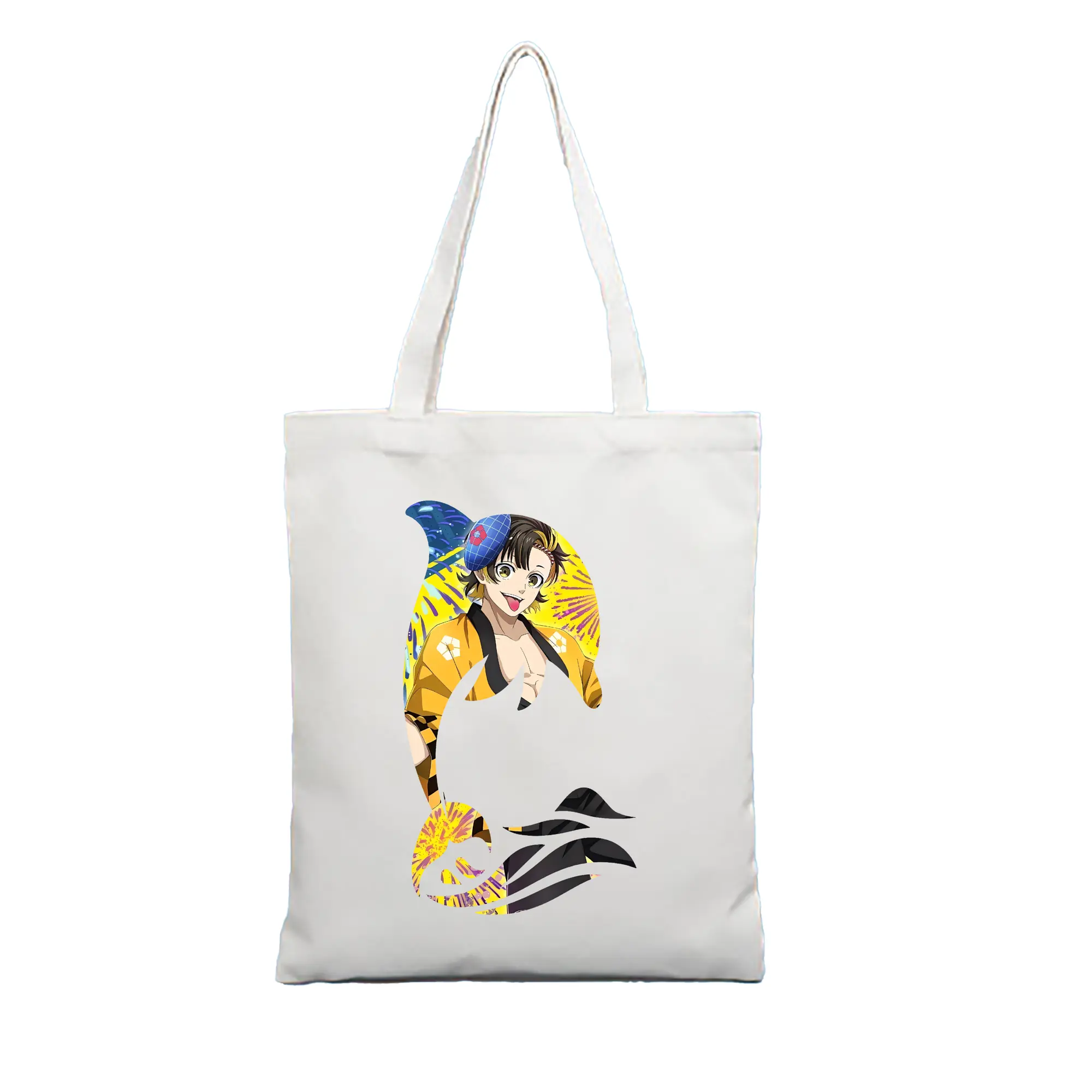 ブルーロック グッズ 蜂楽 廻 - 縦型キャンバス手提げバッグ（トートバッグ） ・ キャンバス素材 ・ ショッピング用 ・ 軽量 丈夫 お手入れ簡単